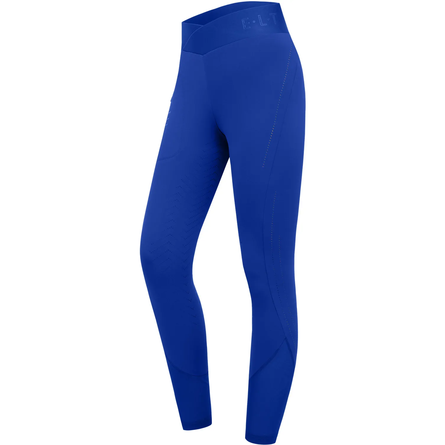 Sommer Damen Reitleggings Silikon Vollbesatz PIA saphirblau