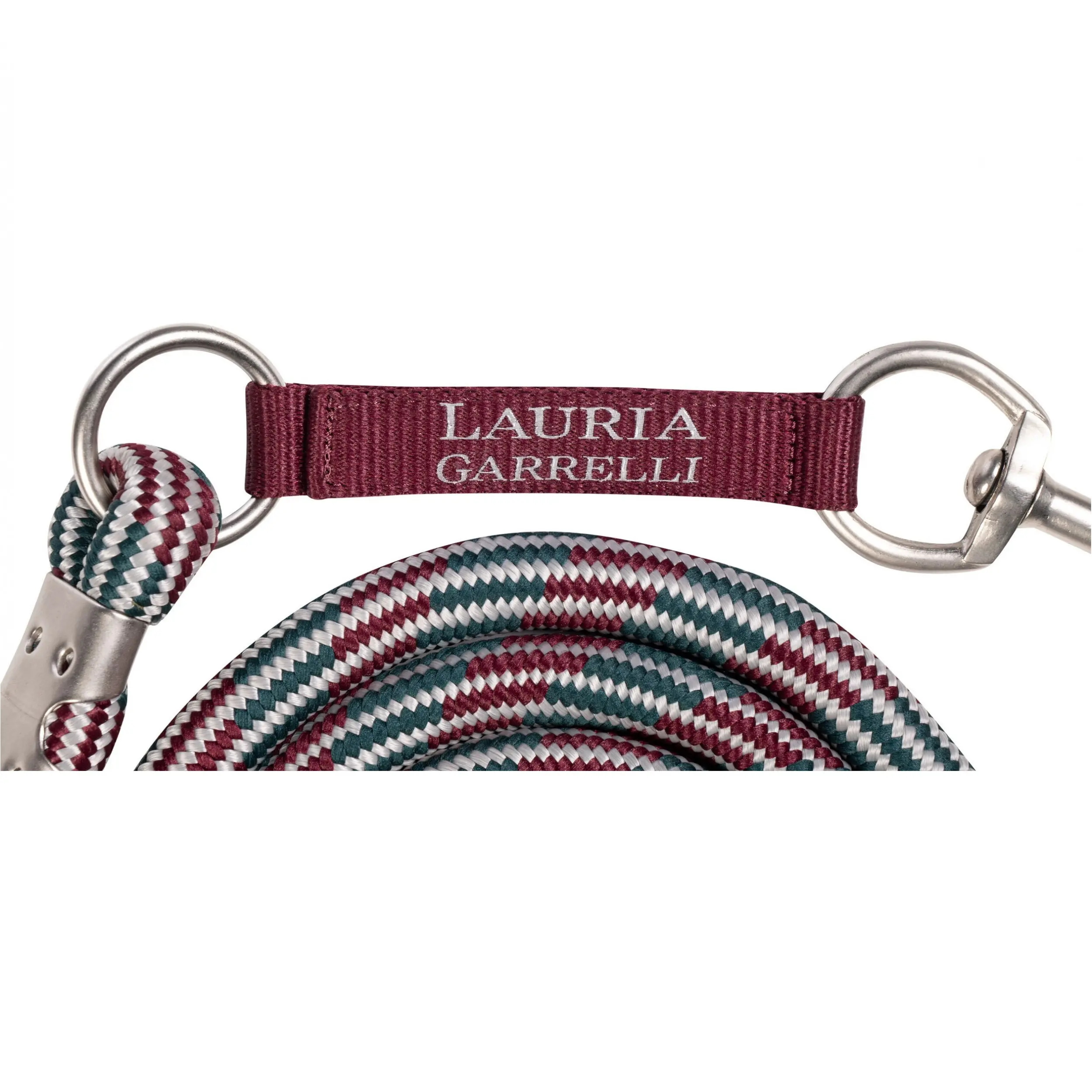 Führstrick mit Karabinerhaken LIVIGNO bordeaux Führstrick mit Karabinerhaken LIVIGNO bordeaux