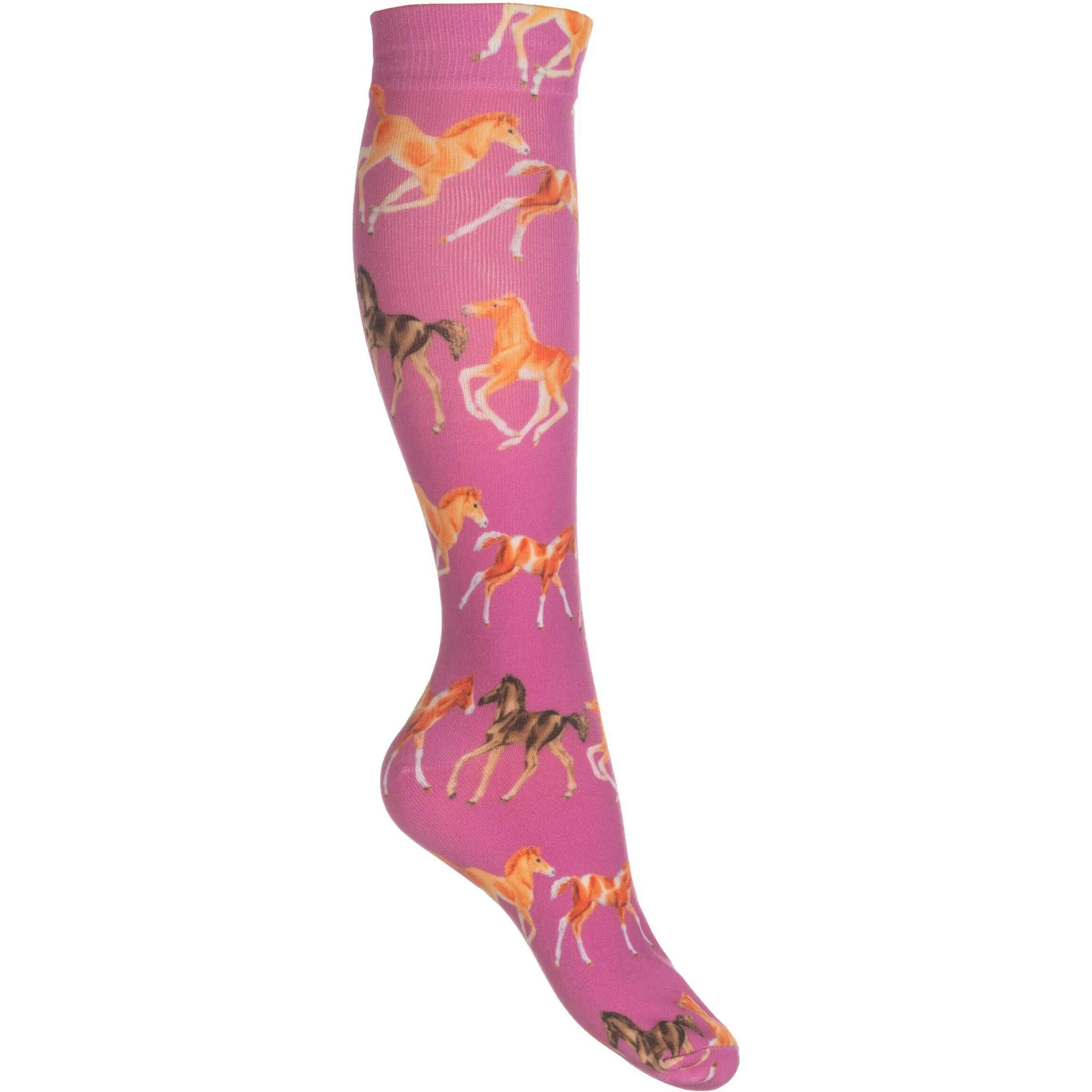 Kinder Reitsocken PONY CLUB pink