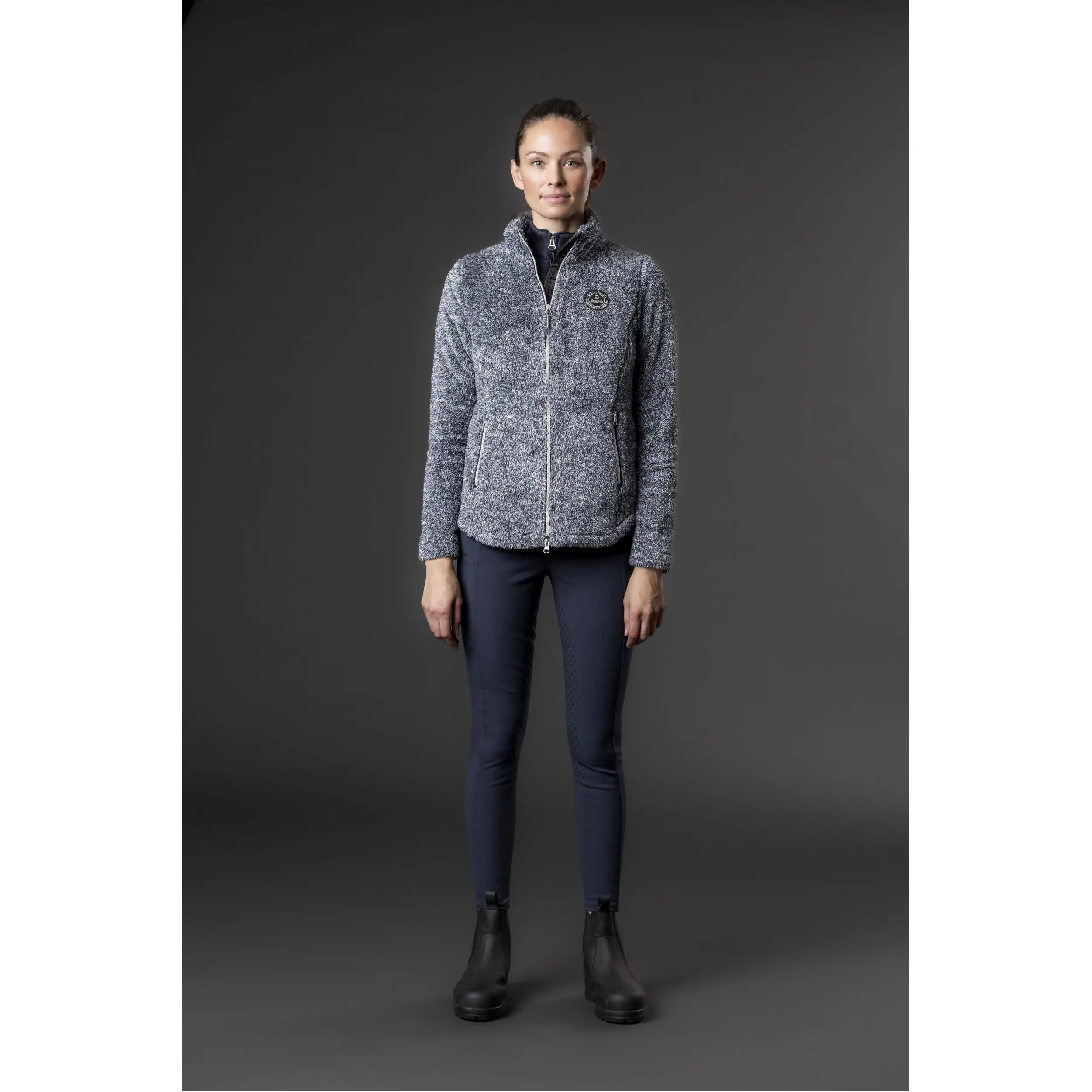 Damen Reitjacke MILES blue fog