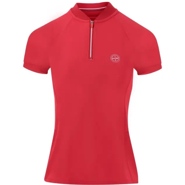 Damen Poloshirt EMMA kirschrot