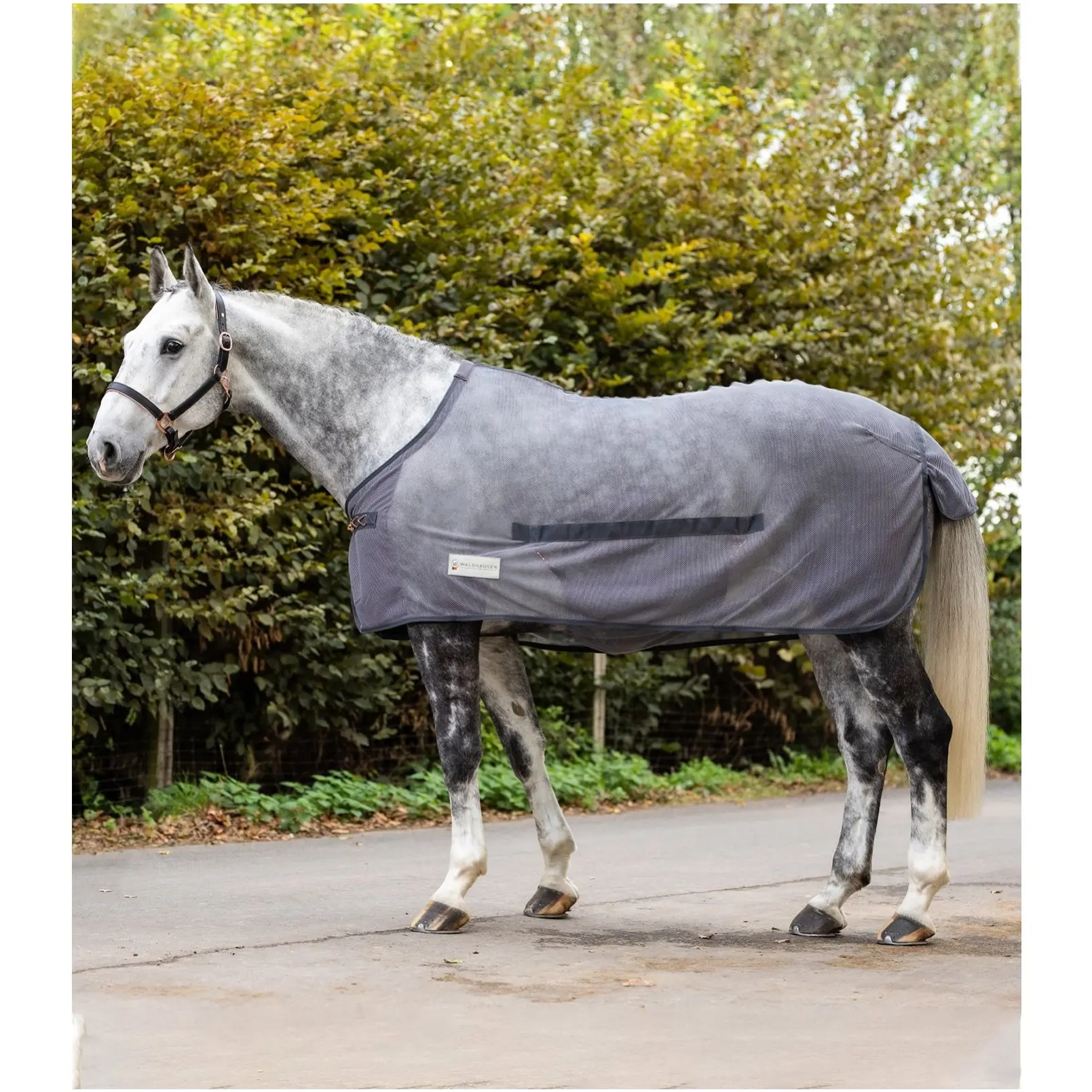 Fliegendecke mit Bauchlatz COMFORT grau