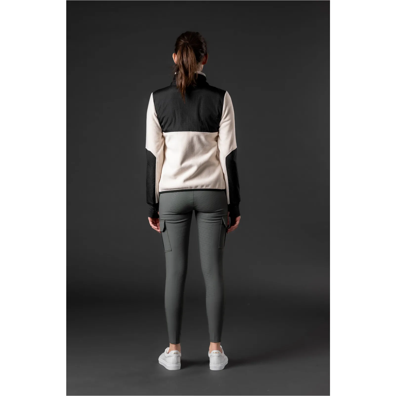 Damen Fleecereitjacke NORMA ZIP sandshell