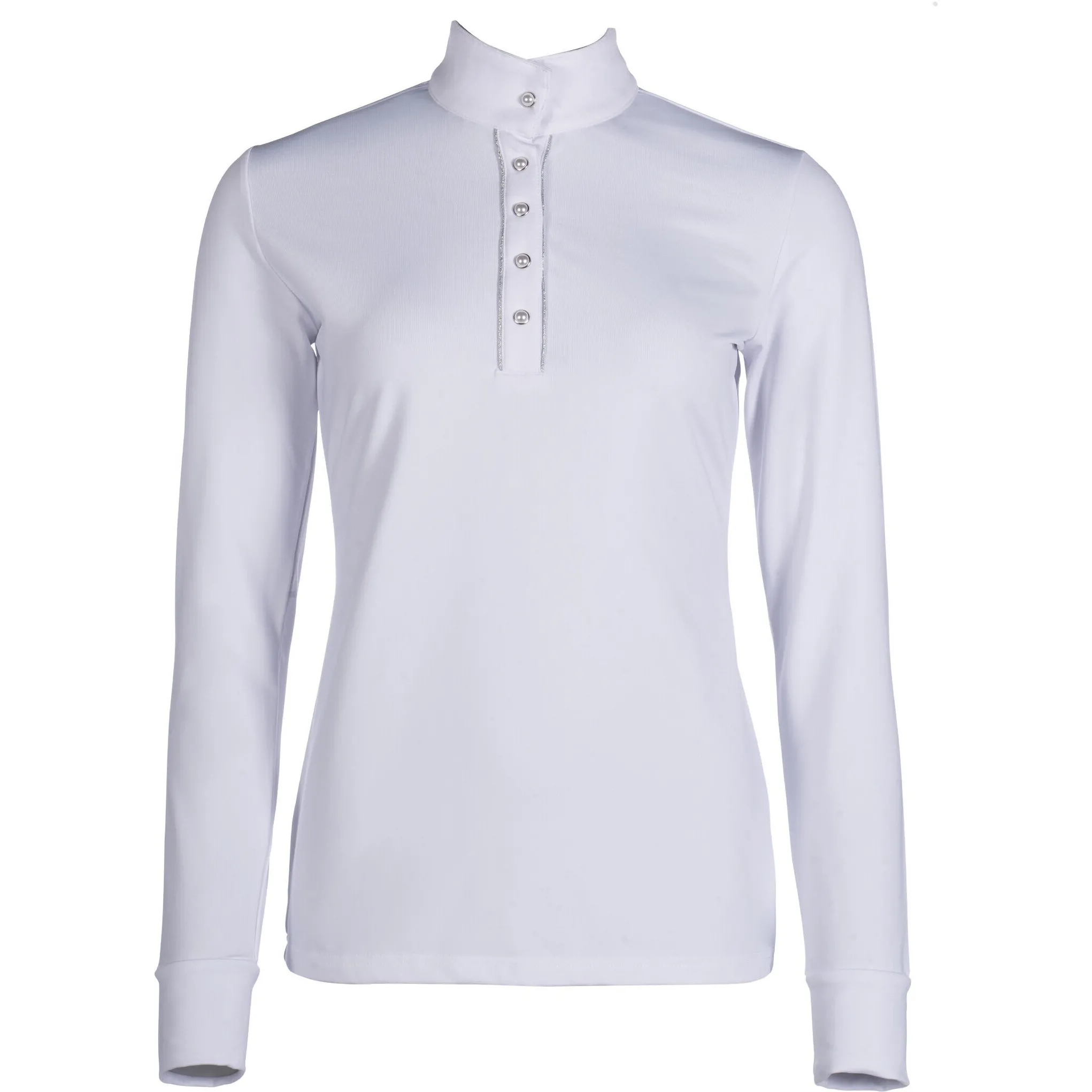 Damen Turniershirt Langarm EMILIA weiß