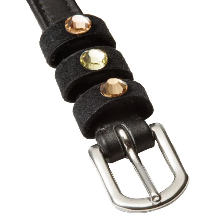 Sporenriemen SEASONS DREAMS schwarz/gold-weiß 40,5cm