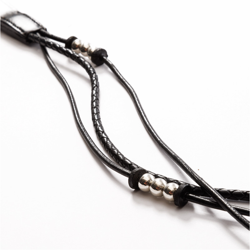 Stirnband JOY schwarz/silber