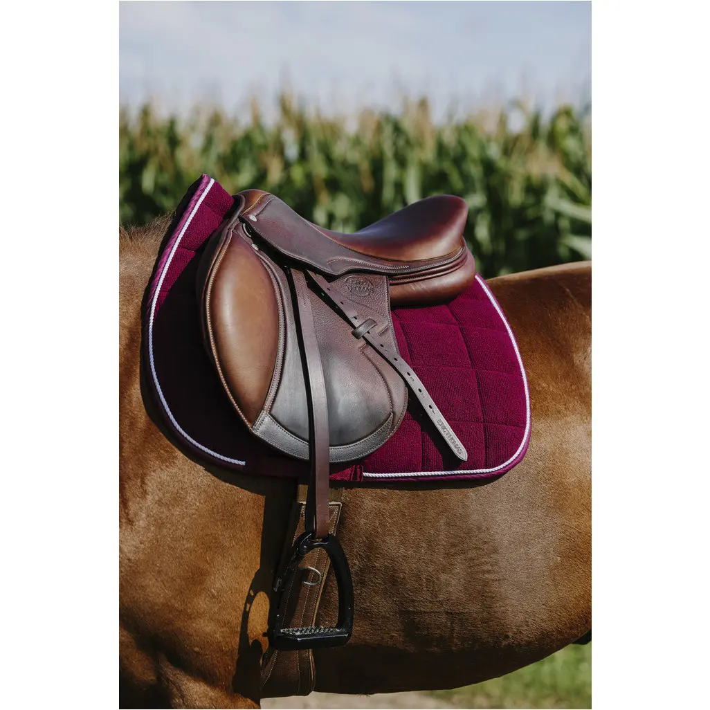 Schabracke CORDUROY bordeaux Warmblut Vielseitigkeit