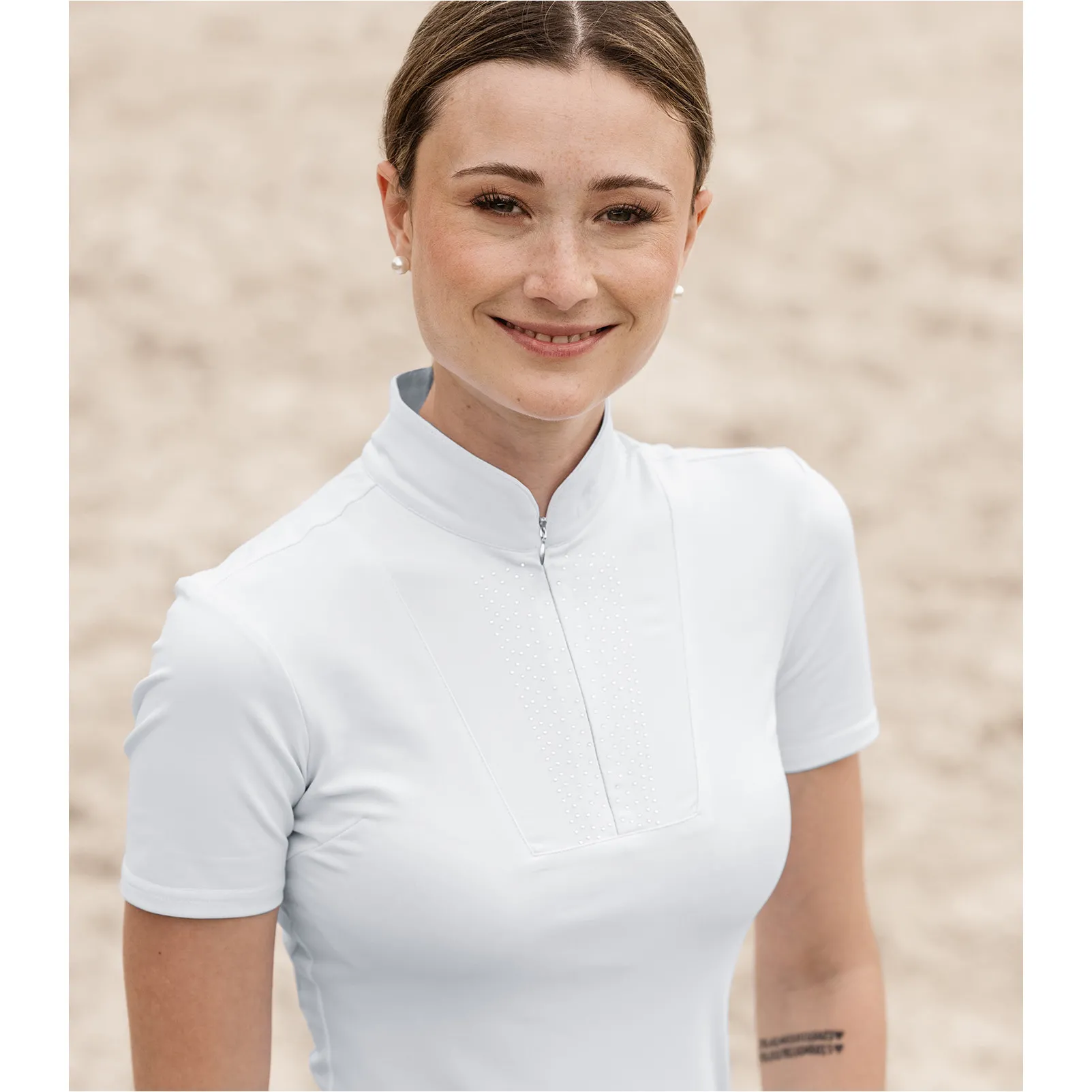 Kinder Turniershirt PAOLA weiß