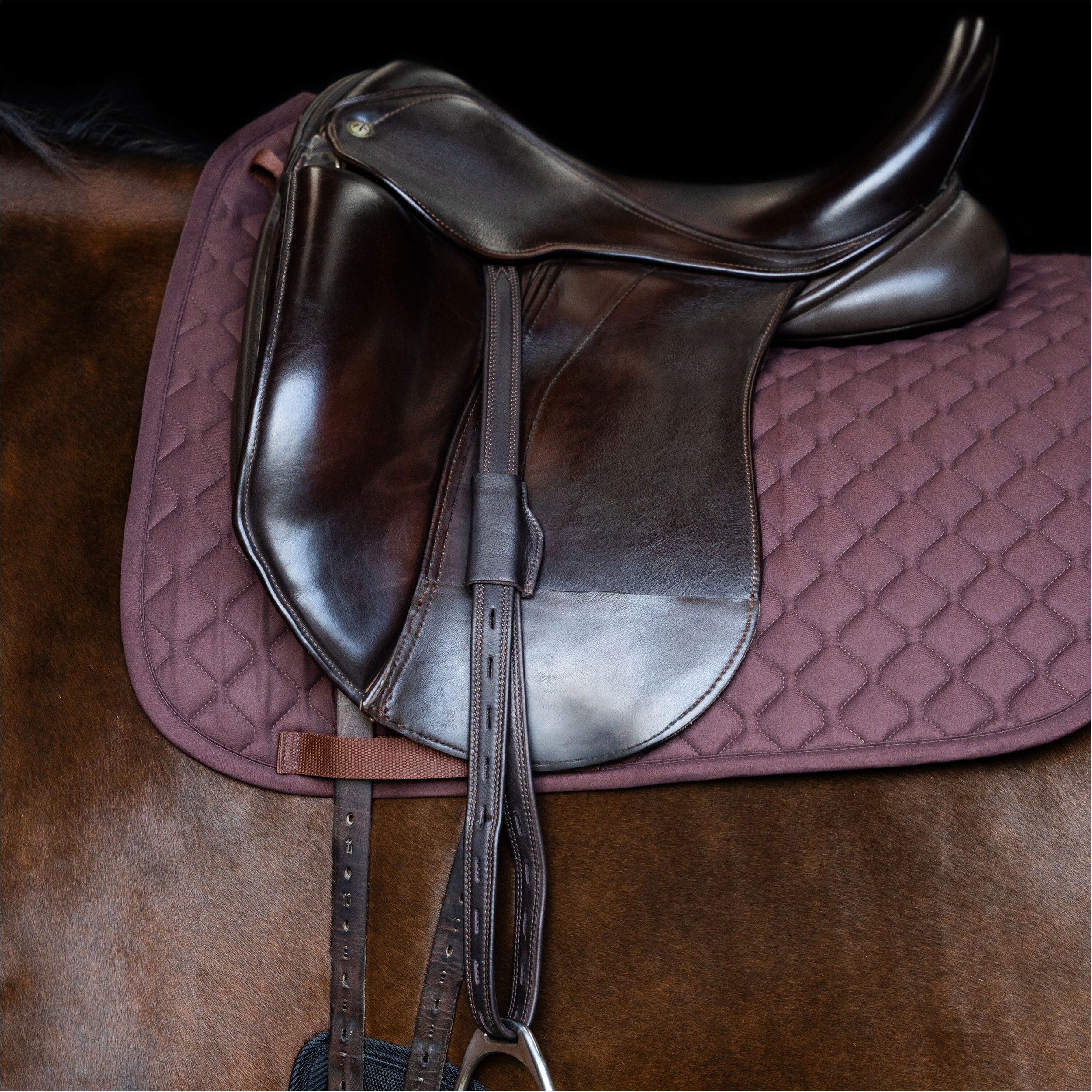 Steigbügelriemen IRH Monoleaf dark braun