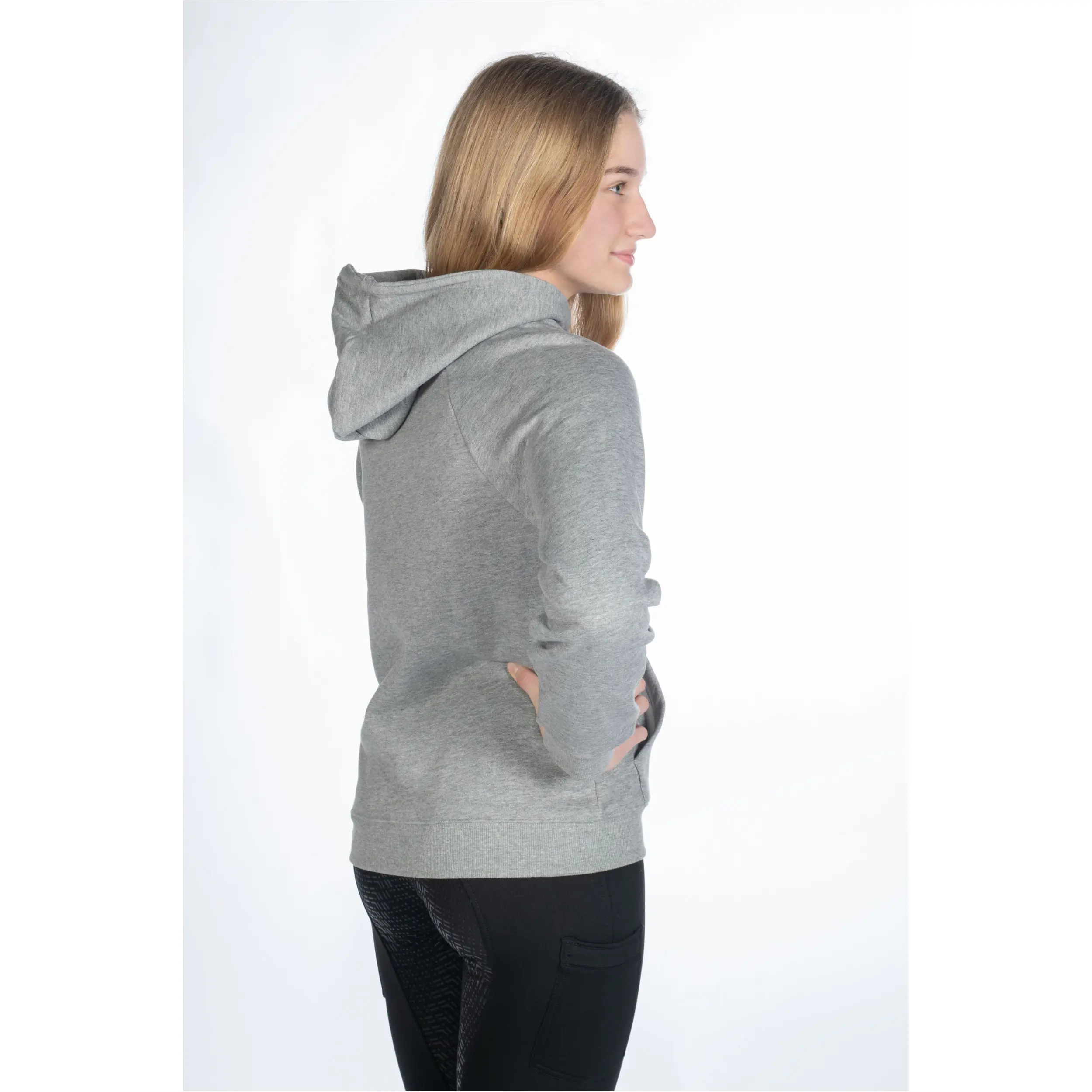 Kinder Hoody RUBY hellgrau melange