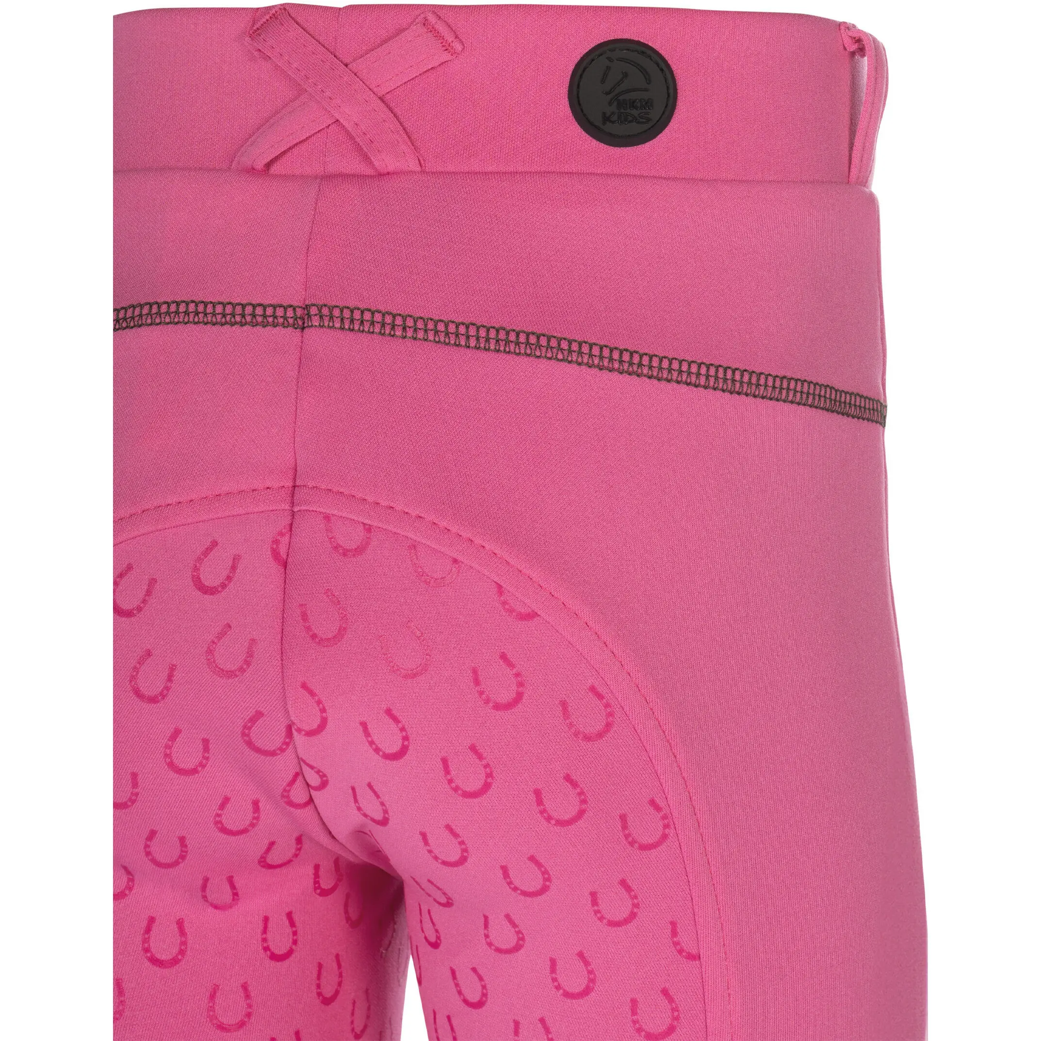 Kinder Reitleggings Silikon Vollbesatz CLAIRE pink