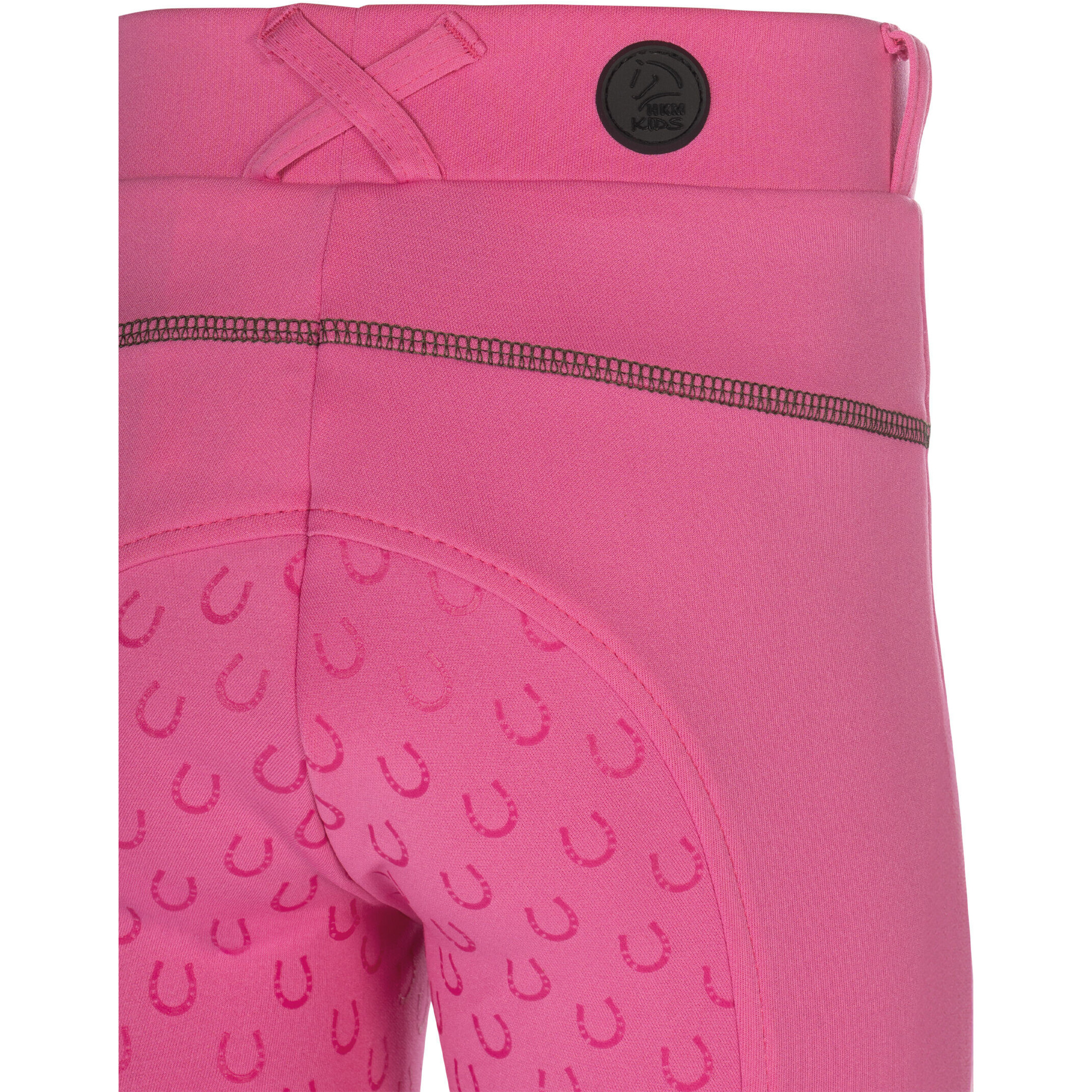 Kinder Reitleggings Silikon Vollbesatz CLAIRE pink