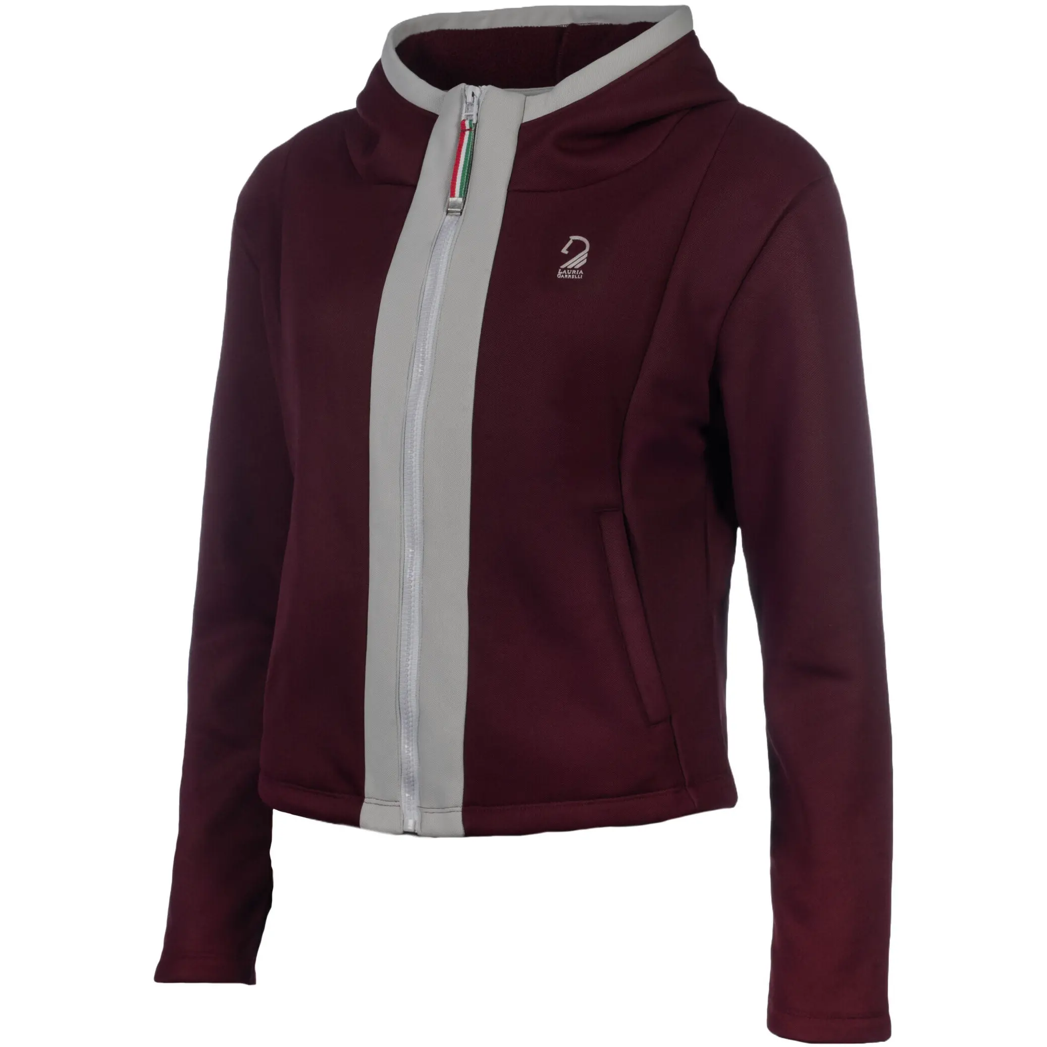 Damen Sweatjacke LIVIGNO bordeaux Damen Sweatjacke LIVIGNO bordeaux