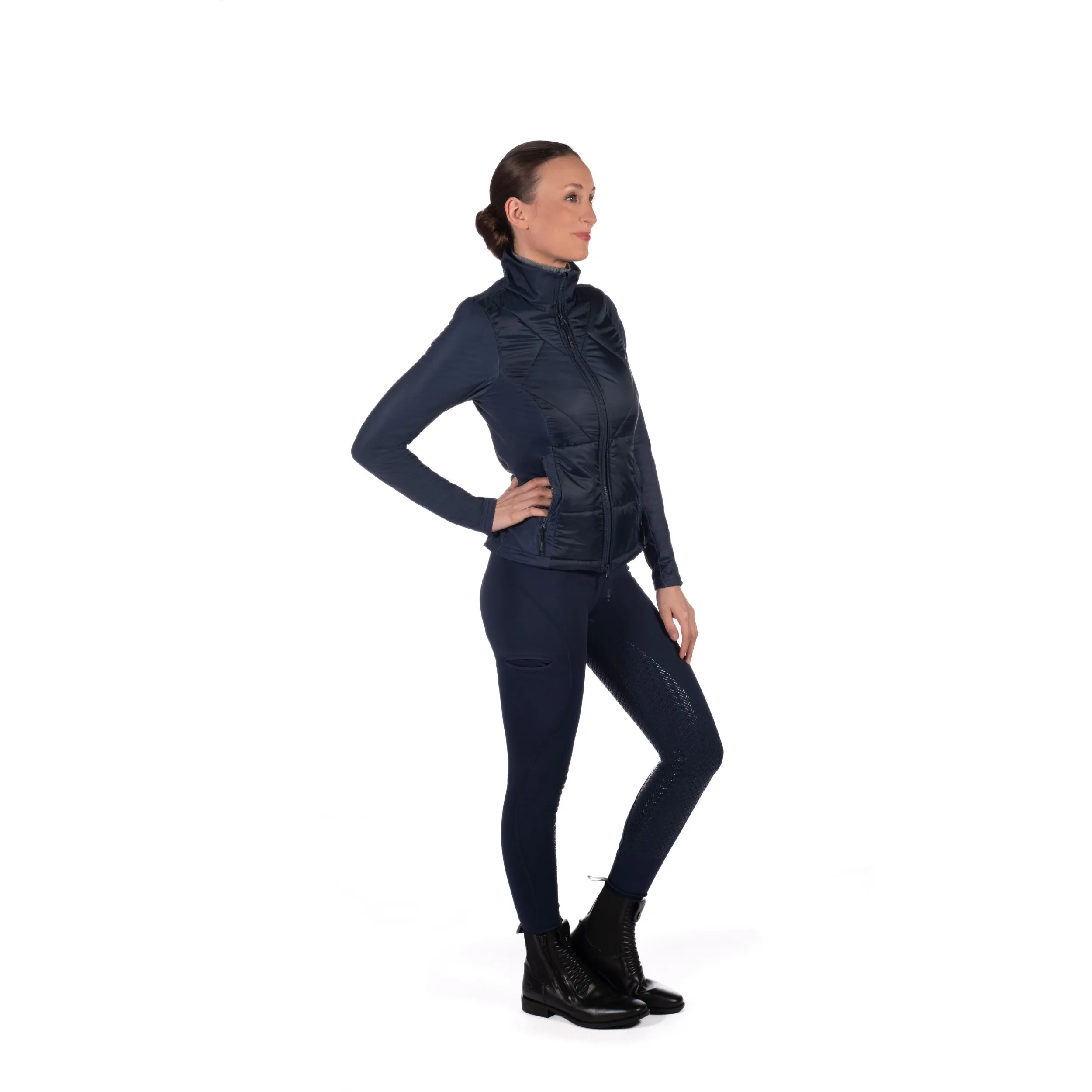 Damen Jersey-/Nylonjacke PRAG II STYLE dunkelblau