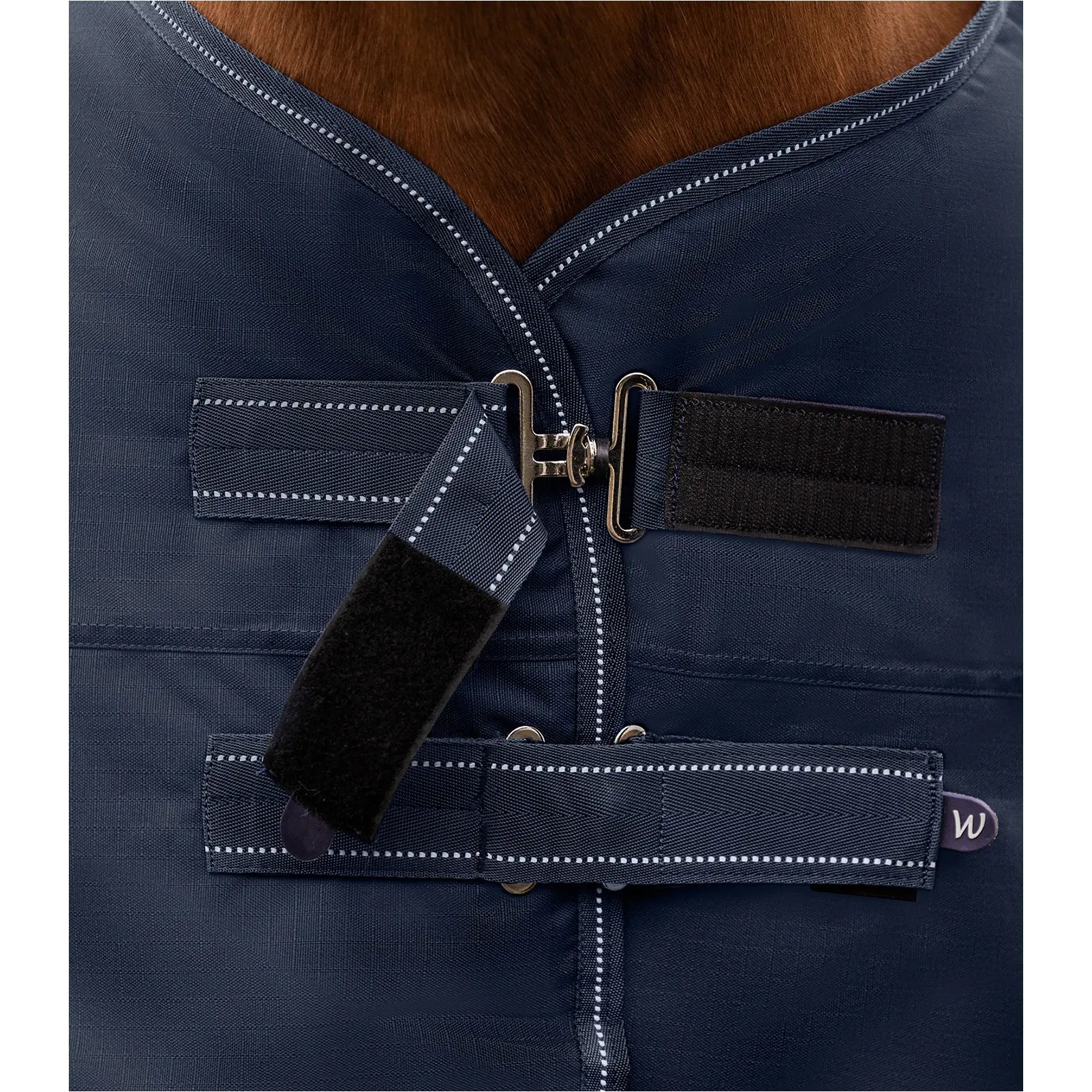 Outdoordecke High Neck 100g Füllung 600D ARCTIC nachtblau
