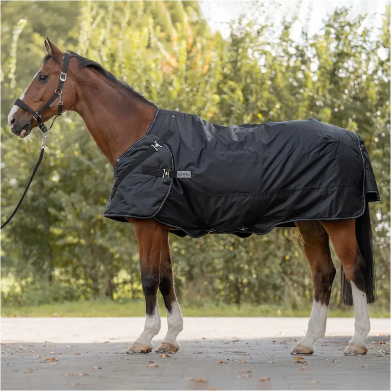 Outdoor- und Führanlagendecke 200g HALIFAX 2in1 schwarz/weiß