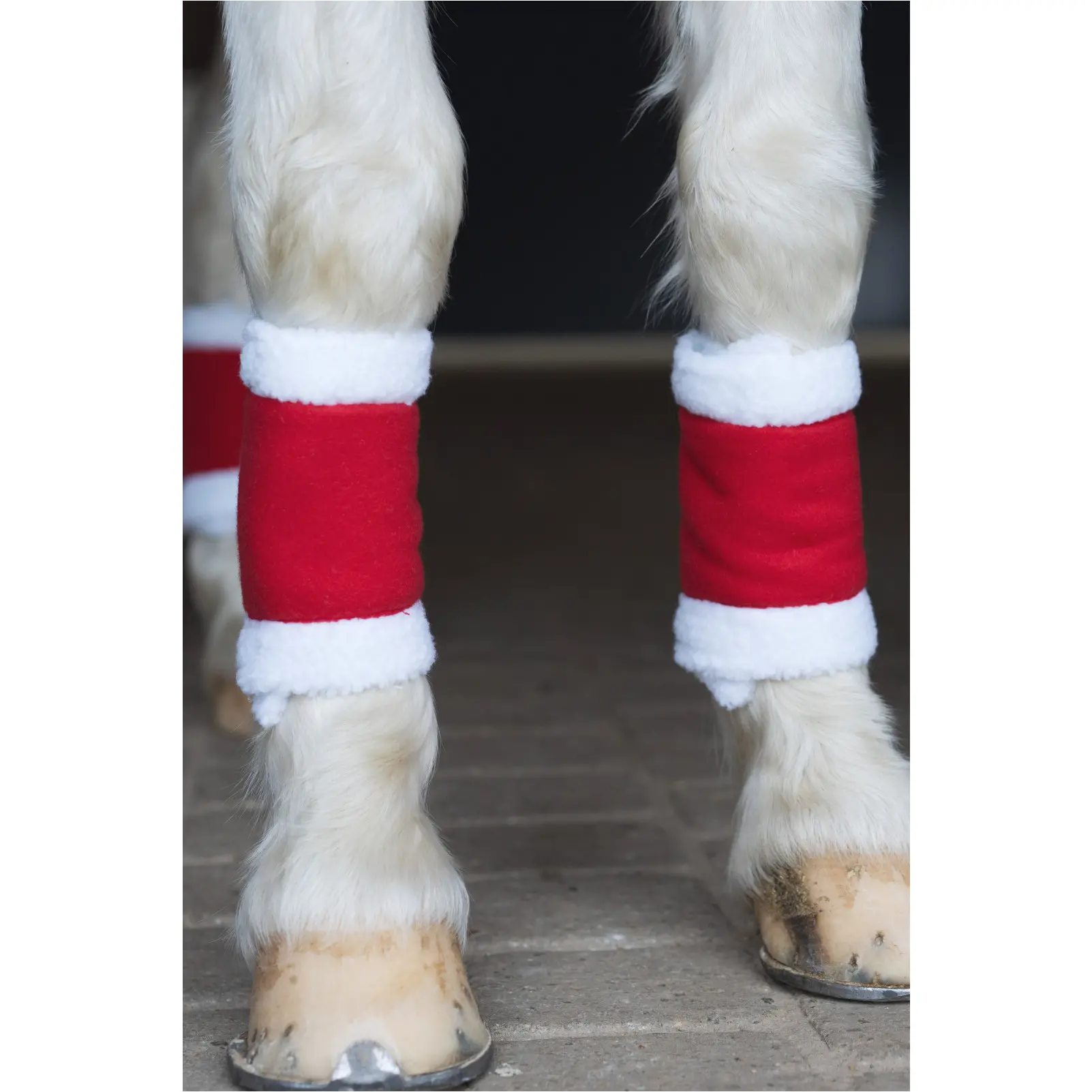 Weihnachtsgamaschen CHRISTMAS (4er Set) rot/weiß Weihnachtsgamaschen CHRISTMAS (4er Set) rot/weiß