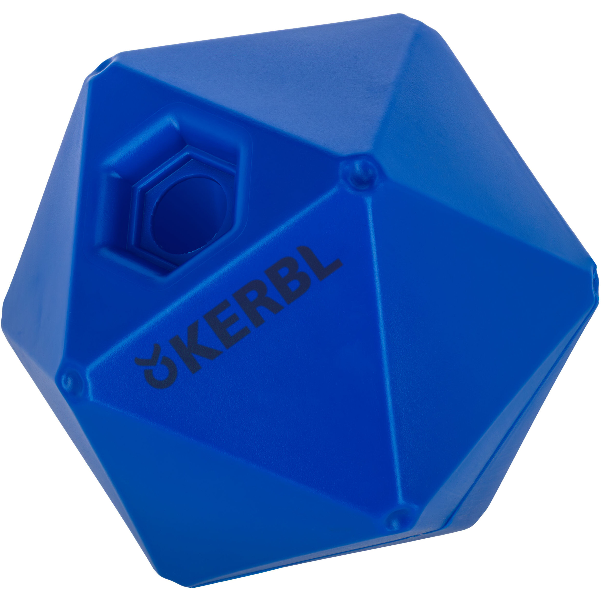 Leckerli- und Beschäftigungsball für Pferde blau