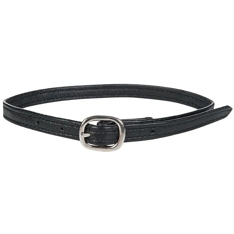 Sporenriemen aus Leder SOFT schwarz