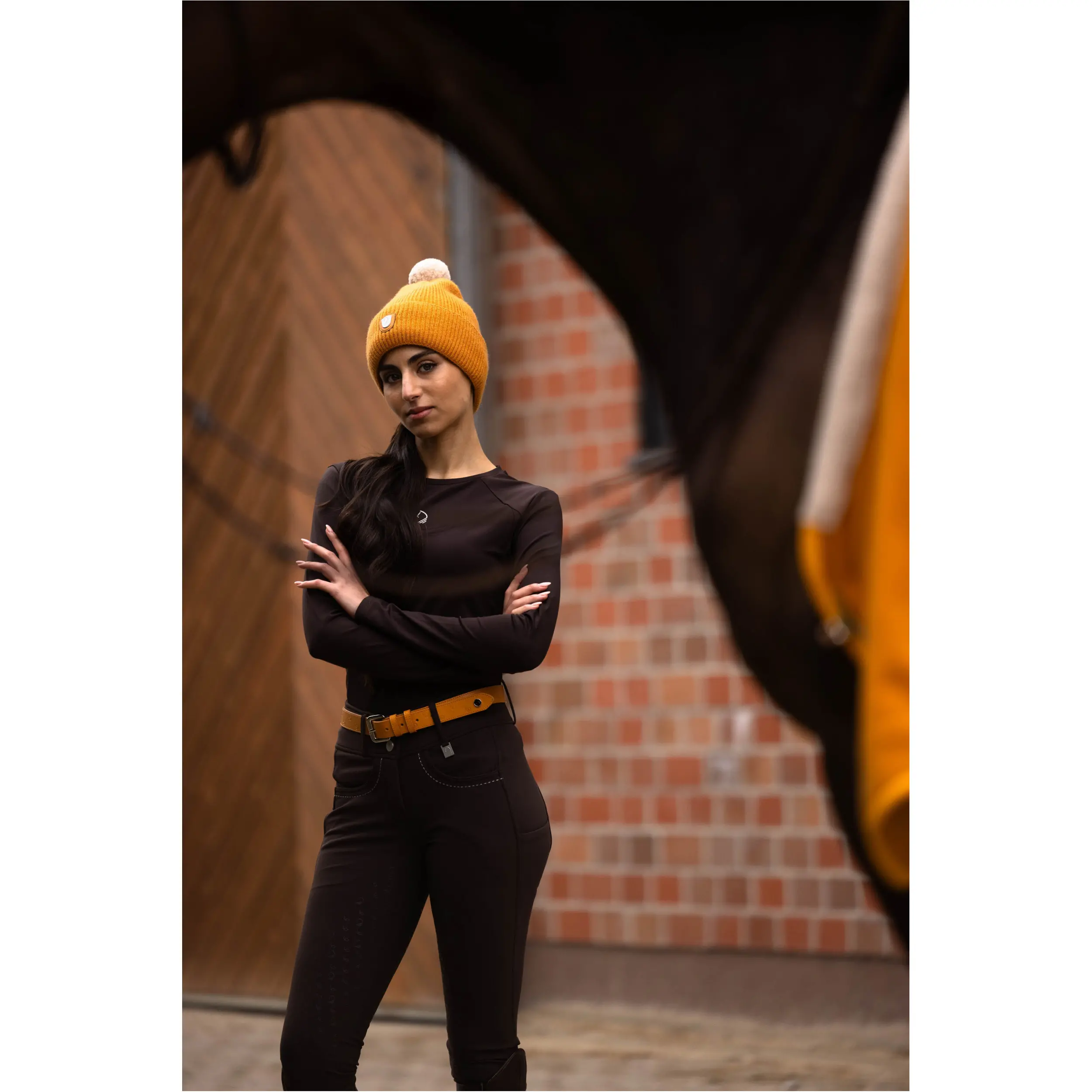 Winter Strickmütze AREZZO senf