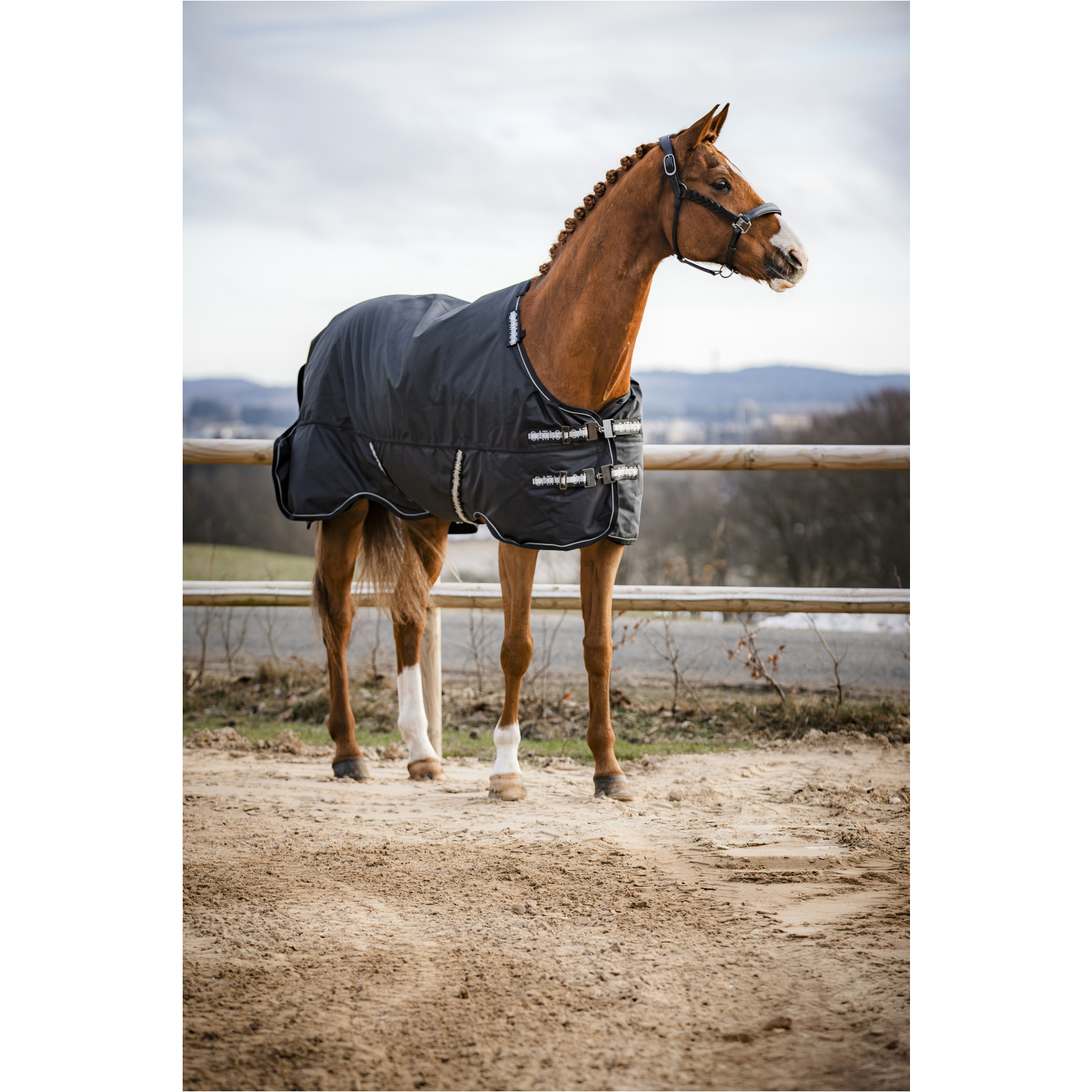 Turnoutdecke 1680D FIR-Tech COMPOUND schwarz