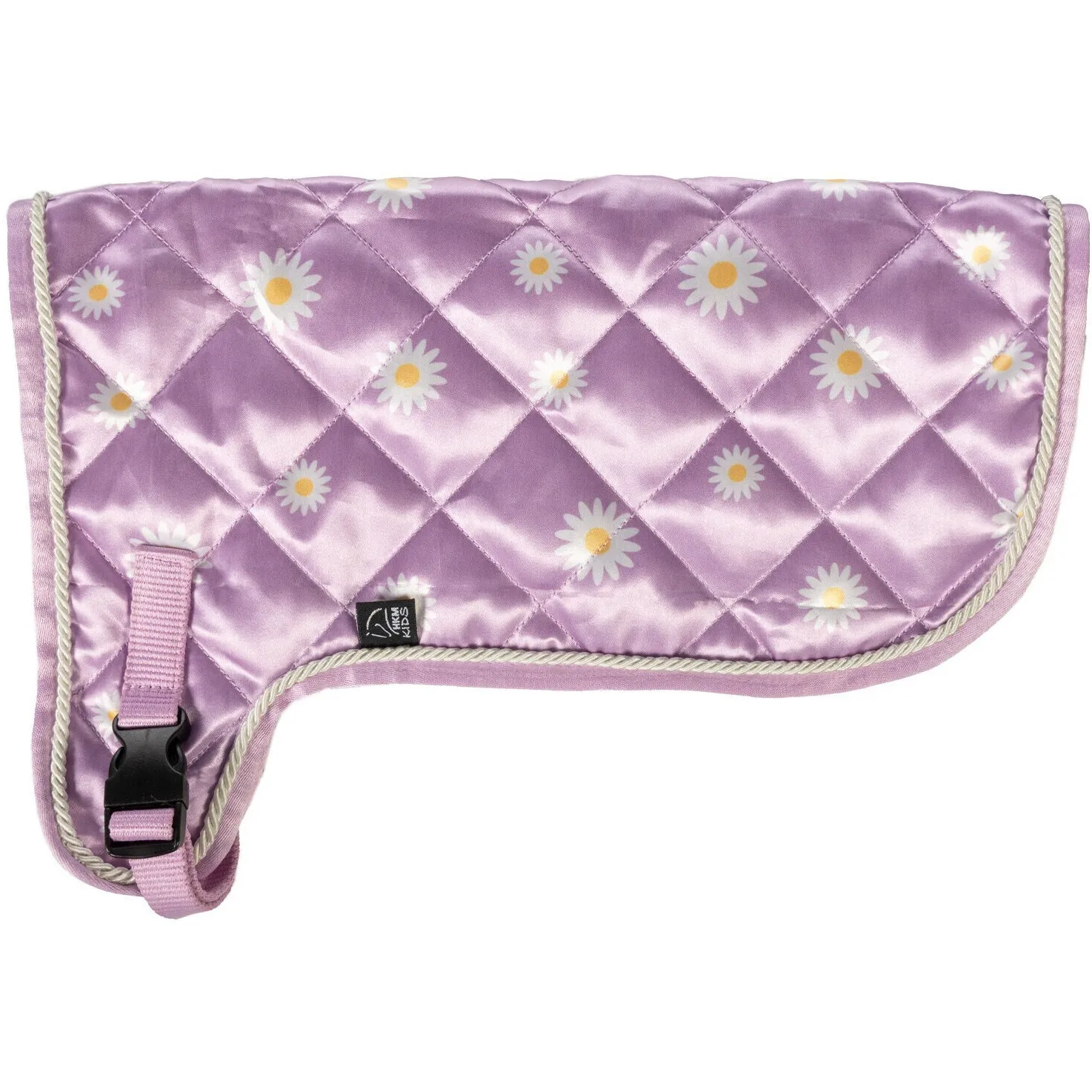 Decke HOBBY HORSING PRINT violett mit Gänseblümchen