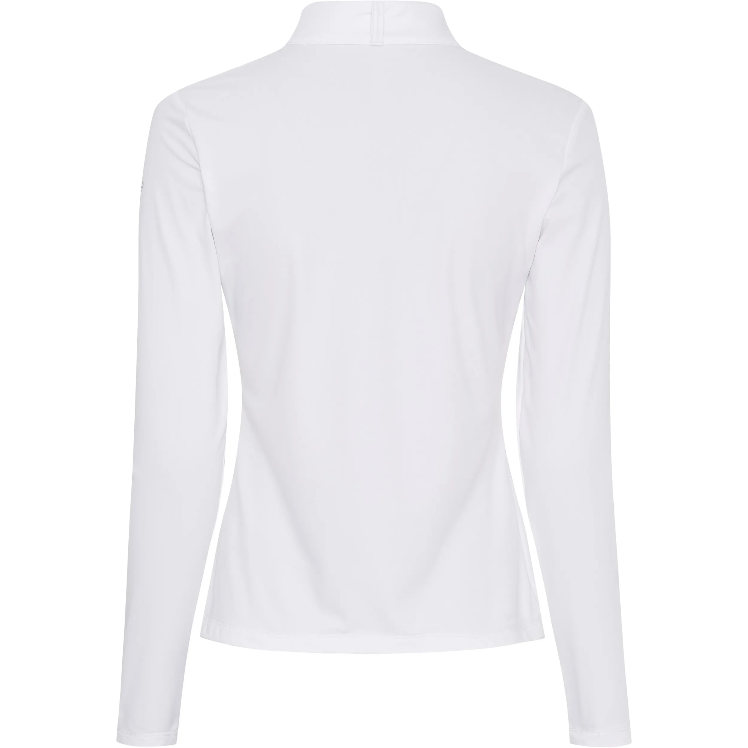 Damen Turniershirt Langarm VINICA half-zip weiß