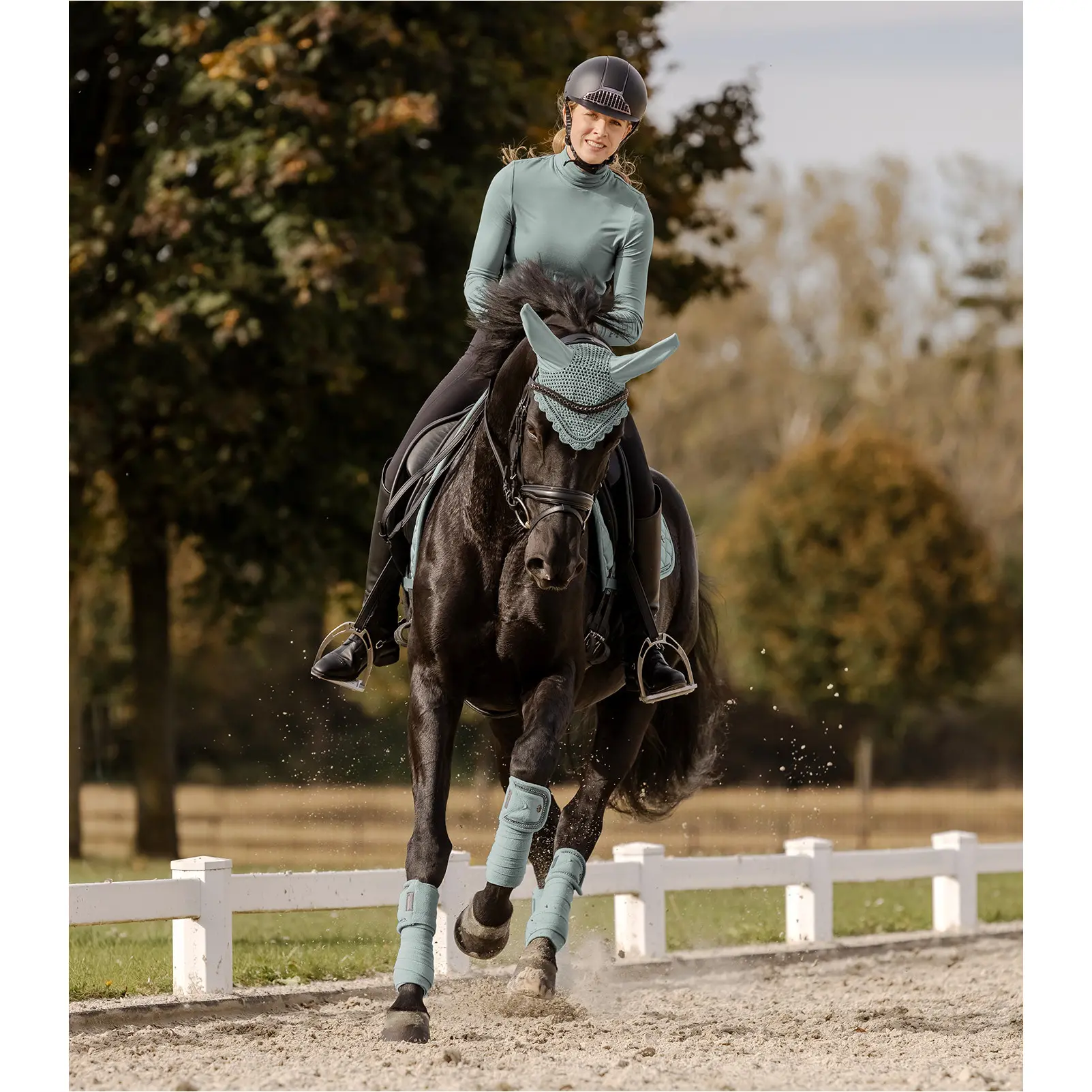 Fleecebandagen NEPAL silberblau 300cm