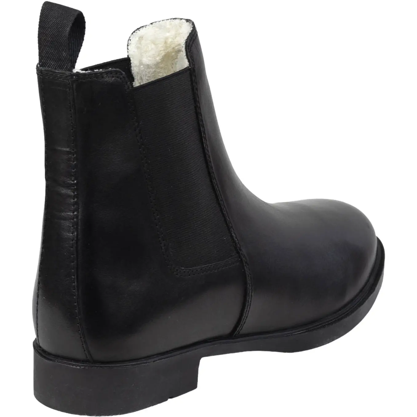 Winter Jodhpur Reitstiefeletten BASIC PLUS Echtleder schwarz  Winter Jodhpur Reitstiefeletten BASIC PLUS Echtleder schwarz