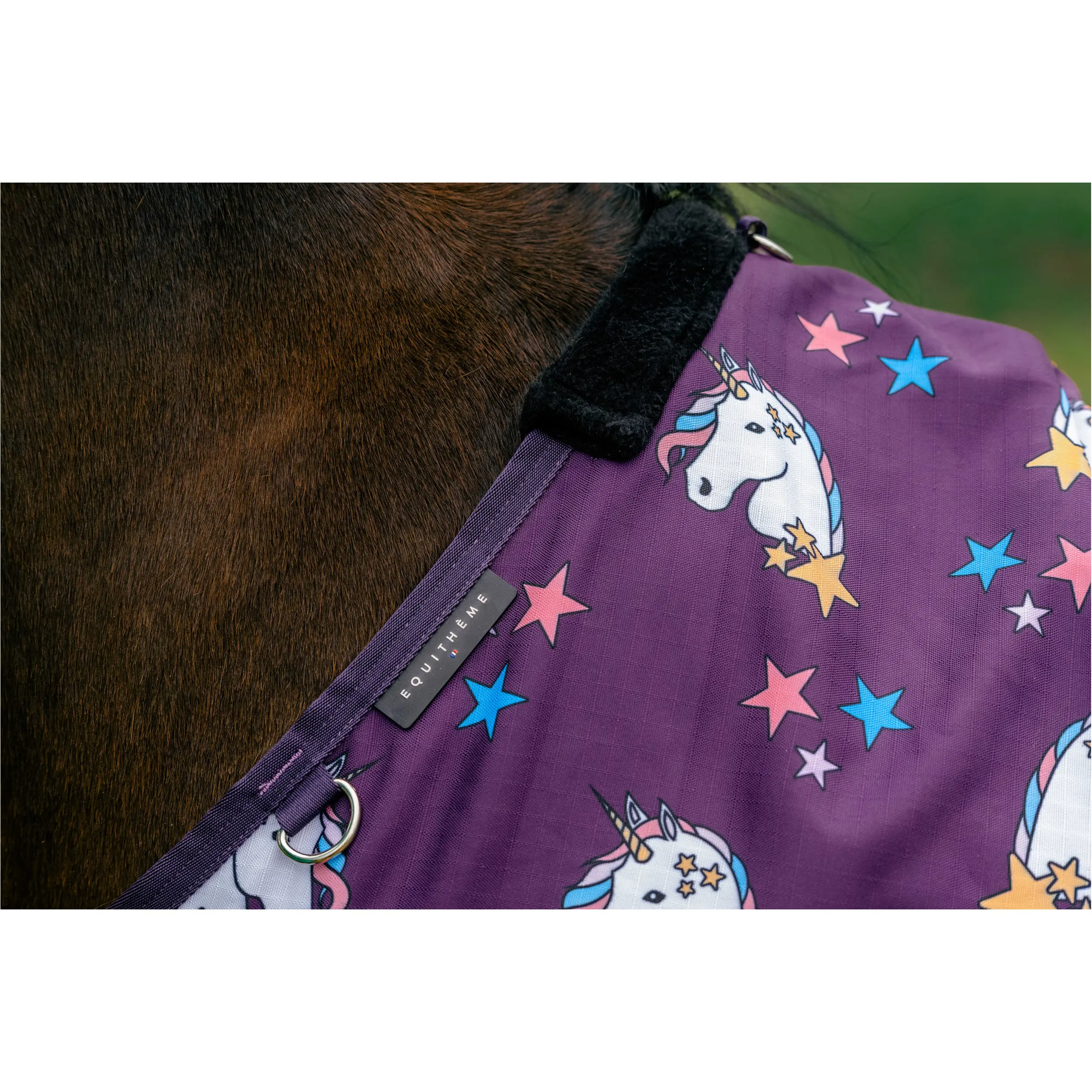 Outdoordecke 220g Füllung 600D LICORNE pflaumenfarben