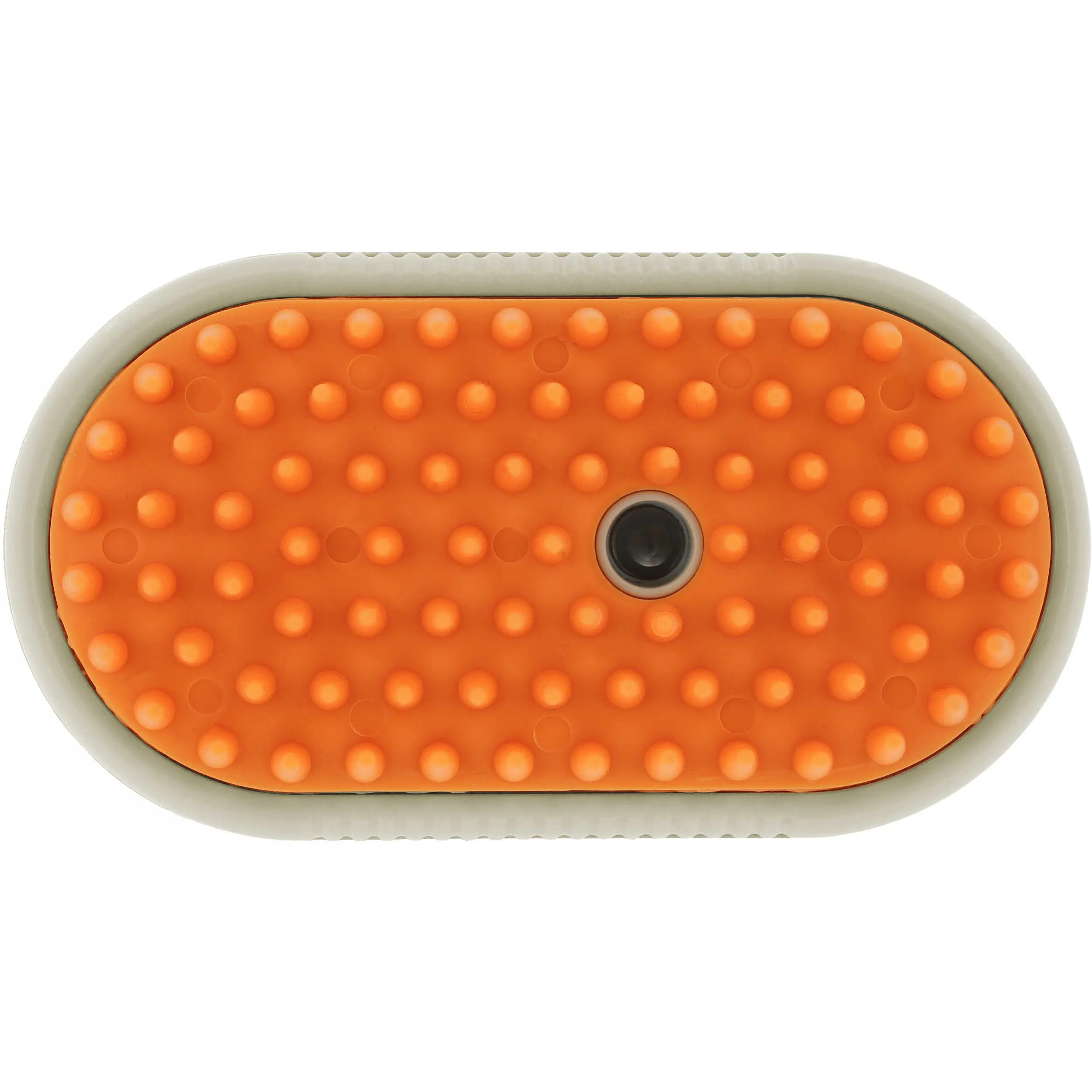 Dampfbürste mit Griff taupe