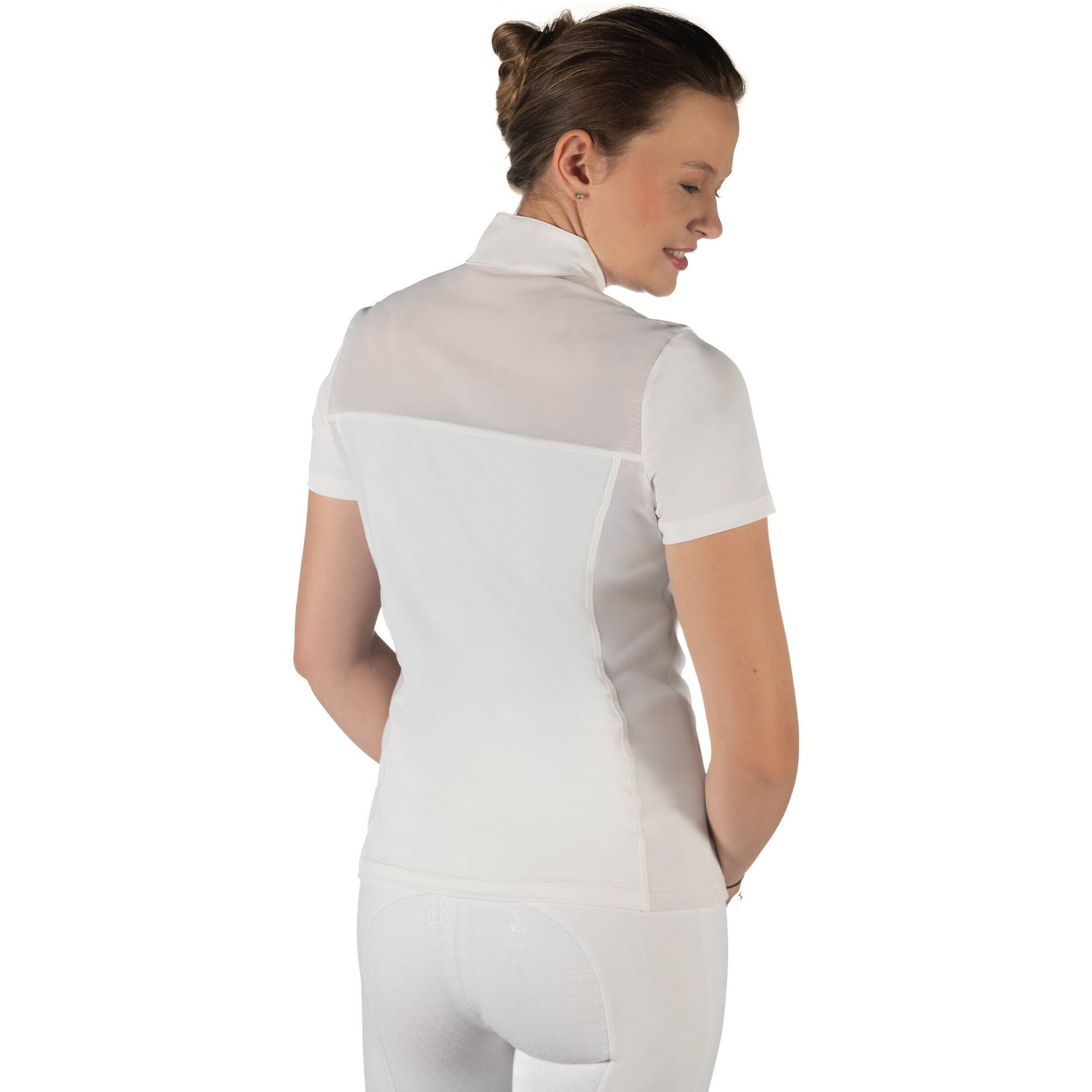 Damen Turniershirt Kurzarm SKADI weiß