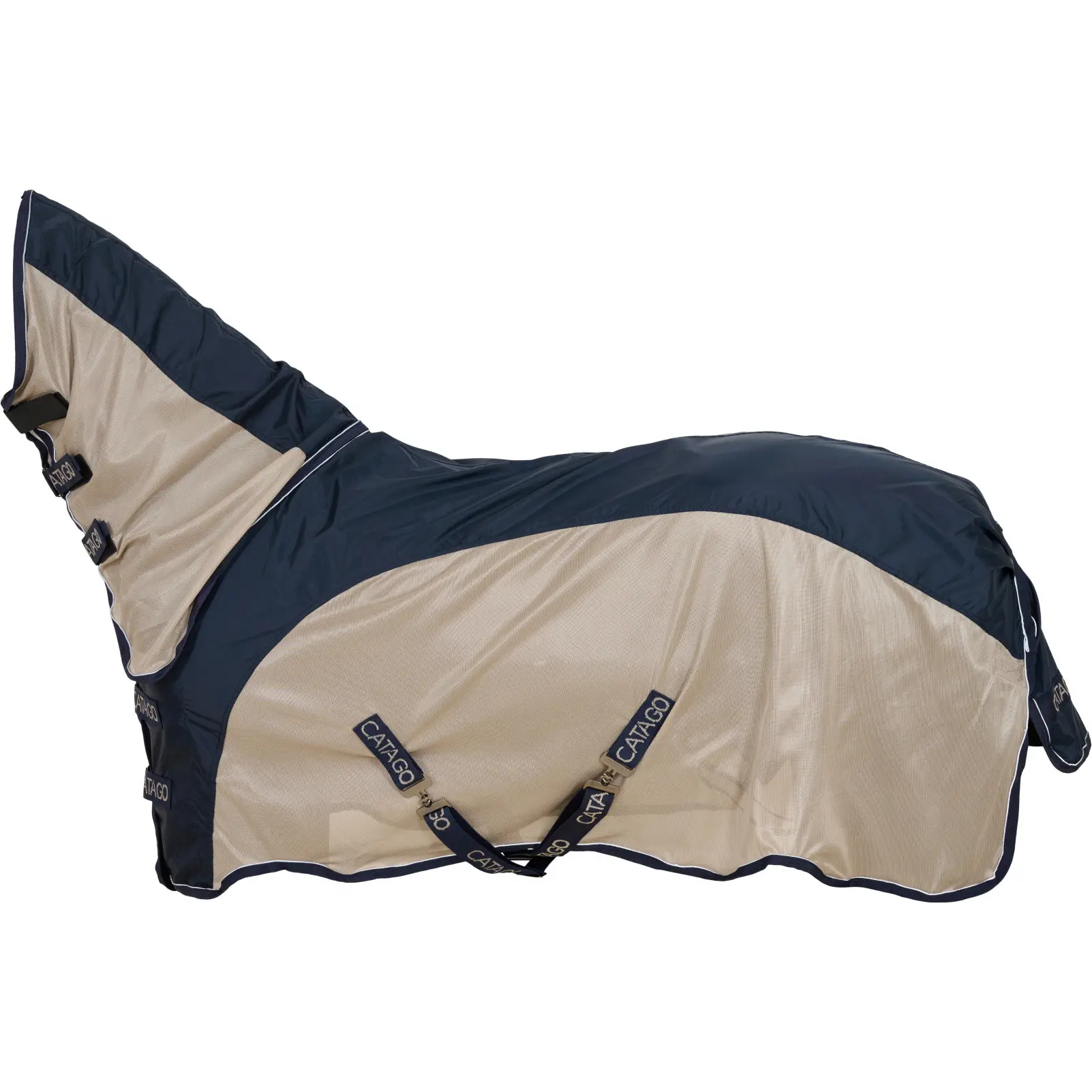 Regen- und Fliegendecke TAYLIN navy