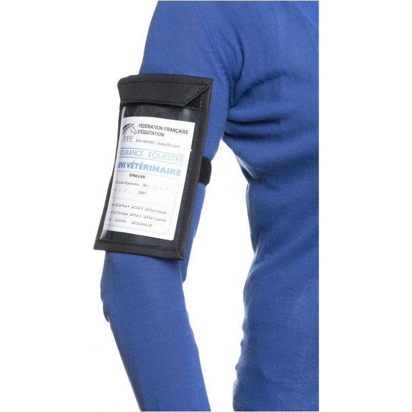 Startnummerntasche oder Halter für Medical Karte schwarz