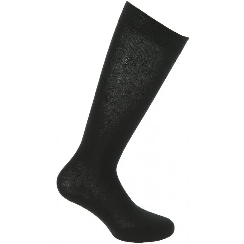 Reitsocken LOGO schwarz
