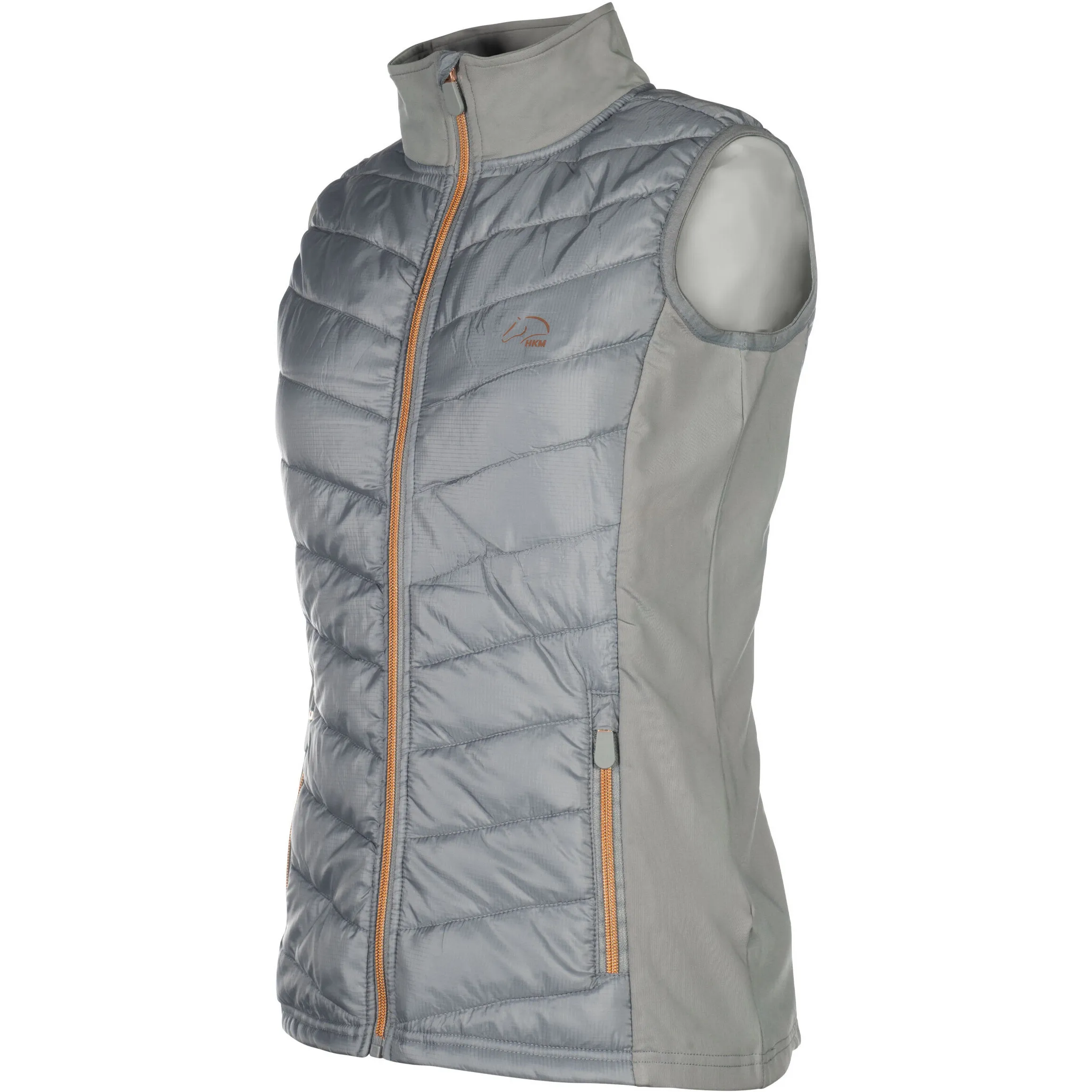 Damen Jersey-/Nylonweste BASEL STYLE grau/rosegold