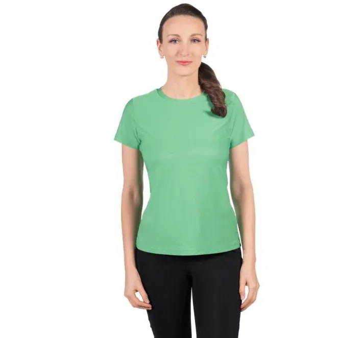 Damen T-Shirt SPORTY MESH grün