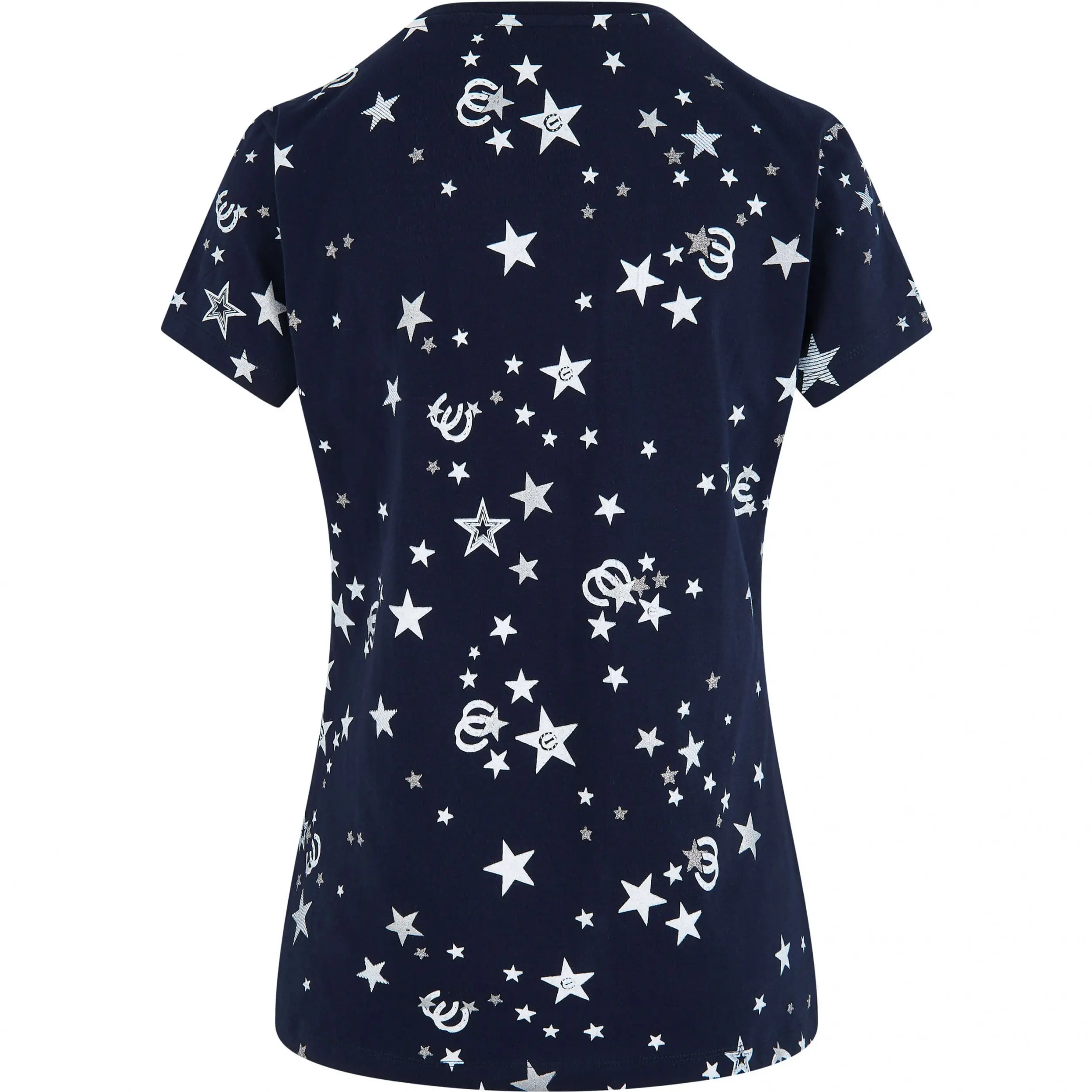 Damen T-Shirt Ride On navy