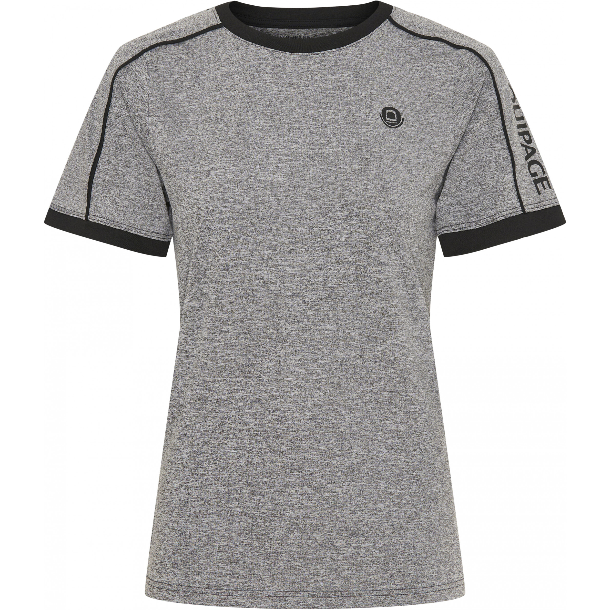 Damen T-Shirt Kurzarm MELISSA grau melange