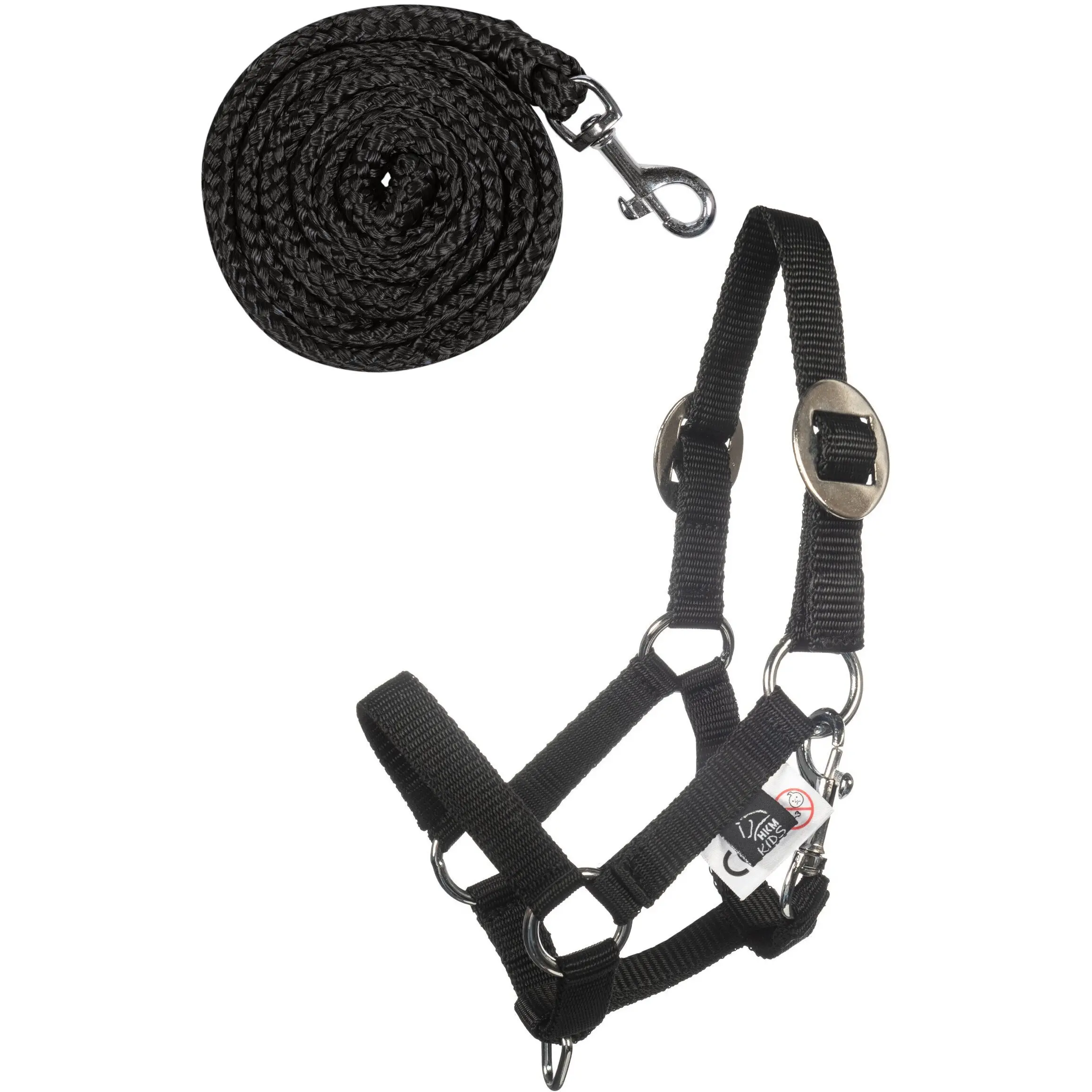 Halfter und Strick HOBBY HORSING BASIC schwarz