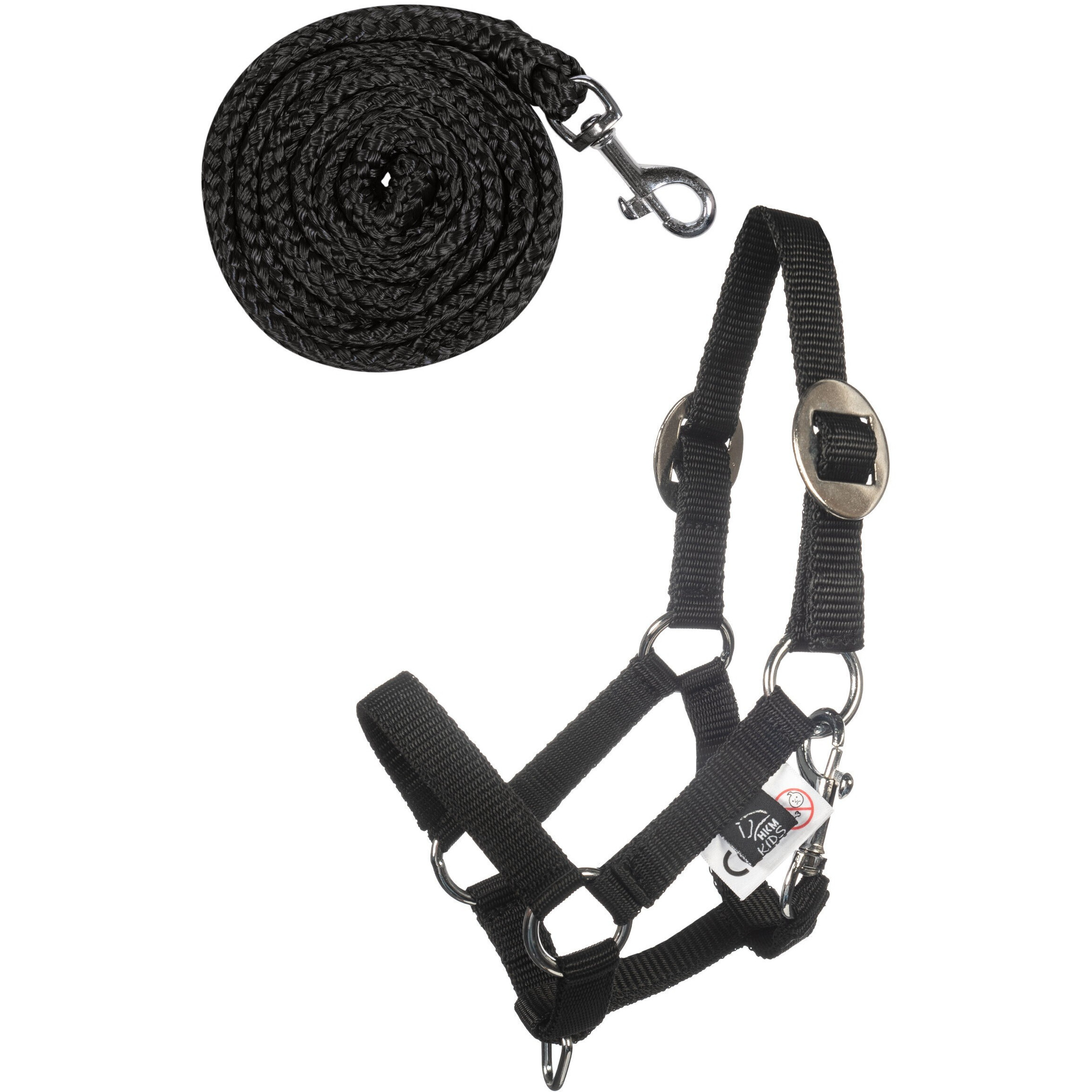 Halfter und Strick HOBBY HORSING BASIC schwarz