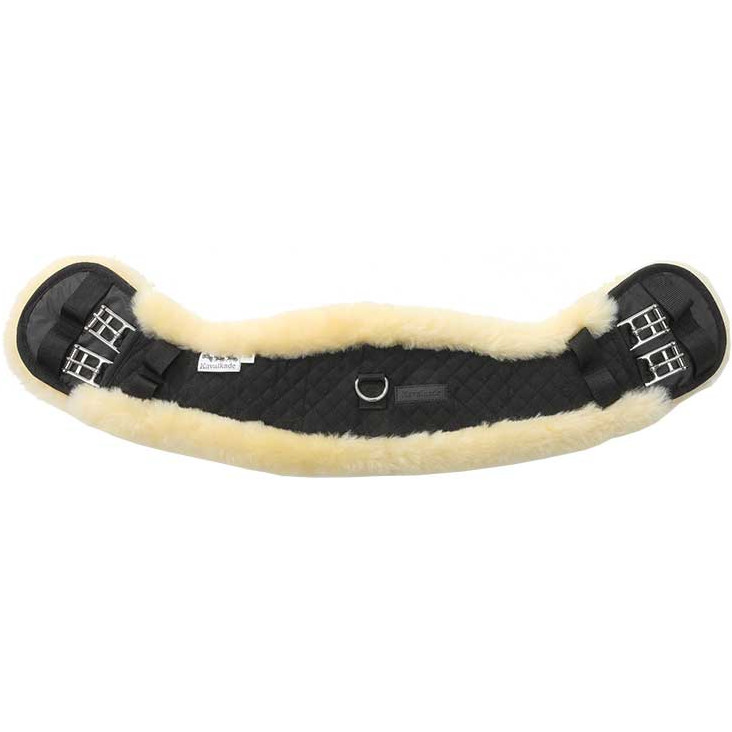 Kurzgurt mit Lammfell ohne Elast MOON schwarz/natur