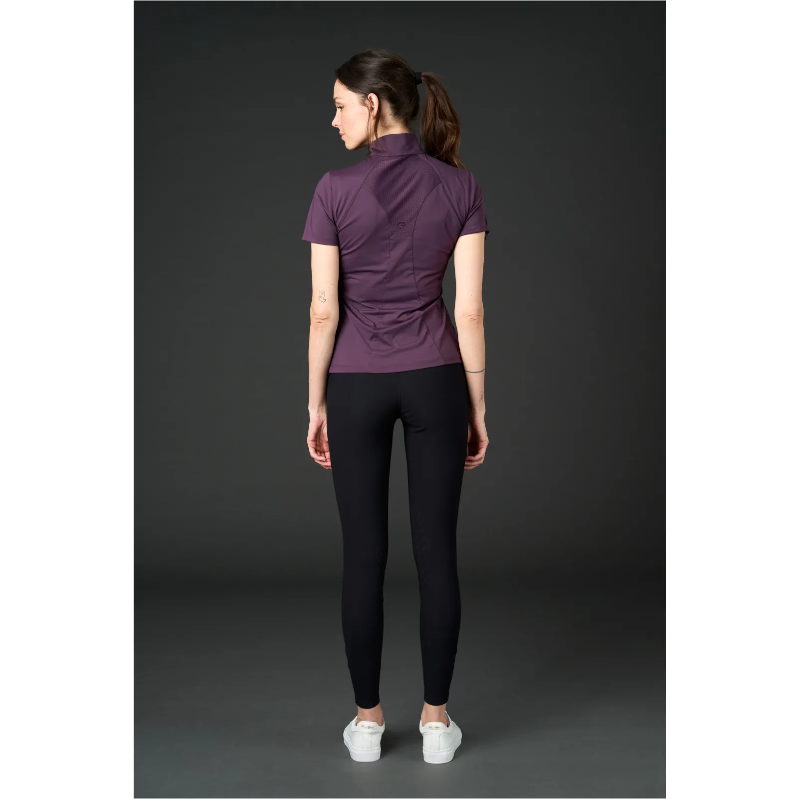 Damen Turniershirt Kurzarm THELMA plum perfect