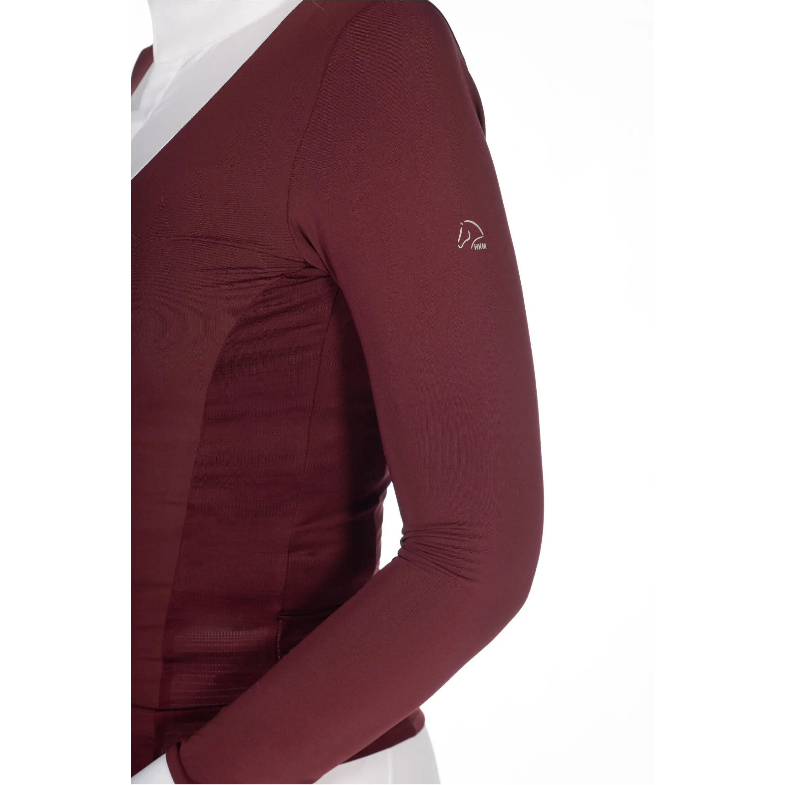 Damen Turniershirt Langarm VIRGINIA bordeaux