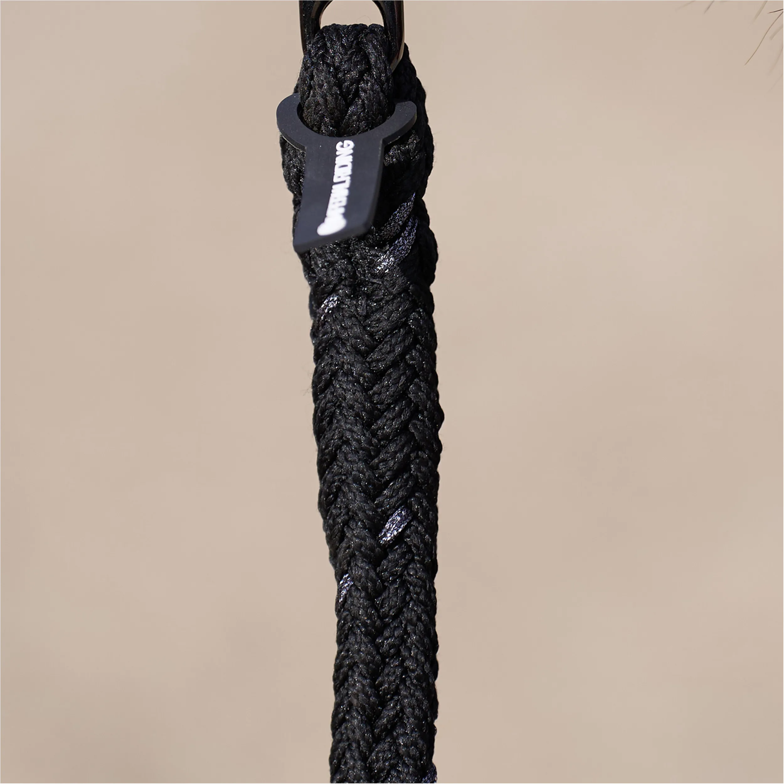 Führstrick mit Karabinerhaken IRHDeluxe schwarz