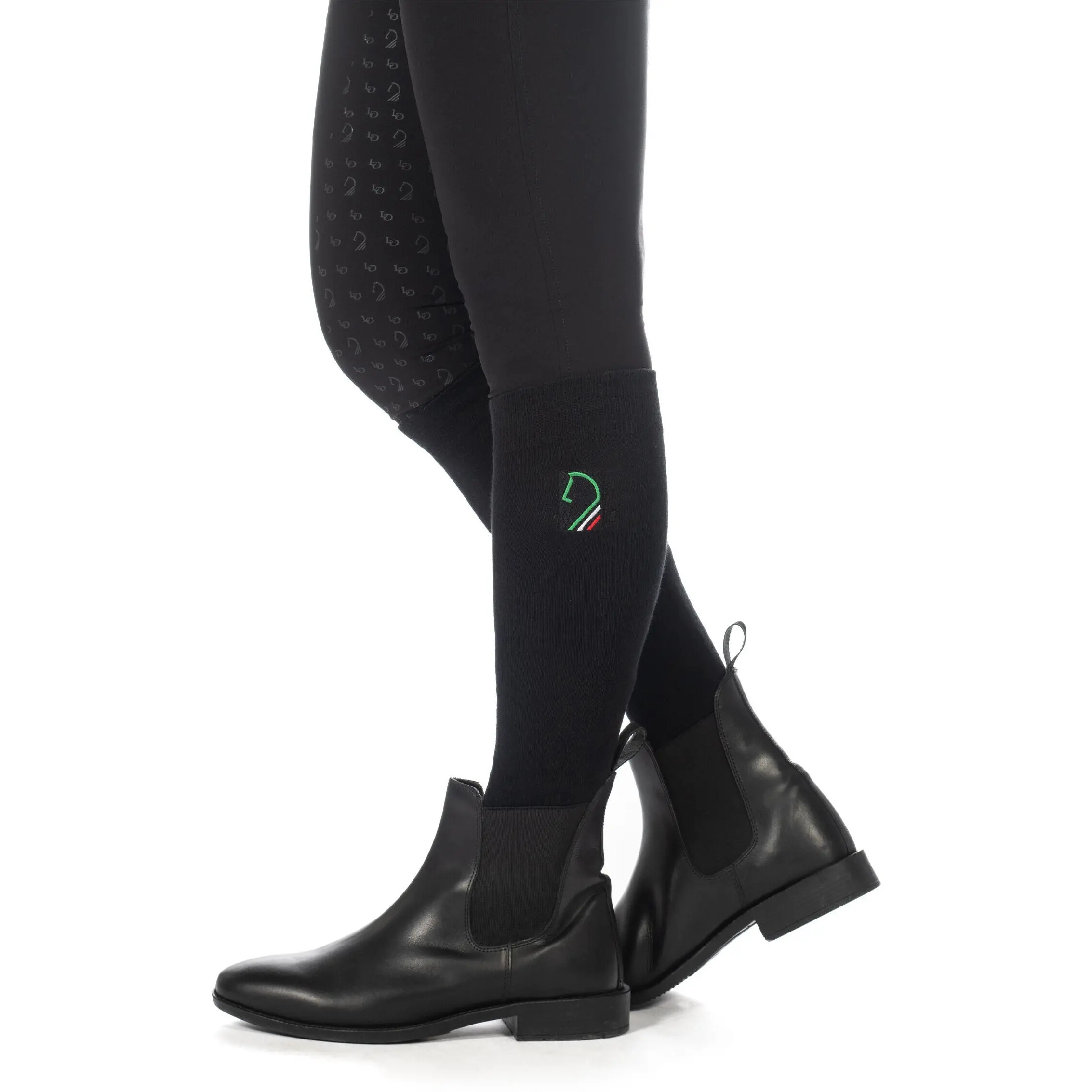 Damen Reitsocken LIVIGNO schwarz