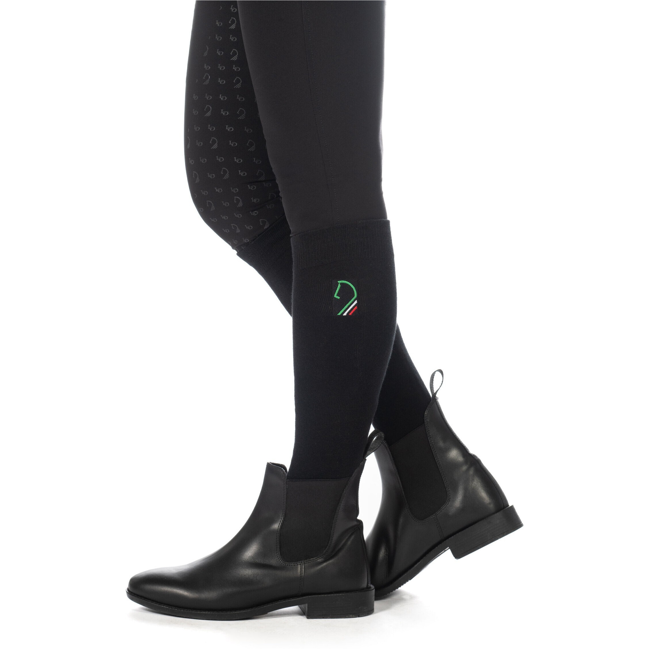 Damen Reitsocken LIVIGNO schwarz
