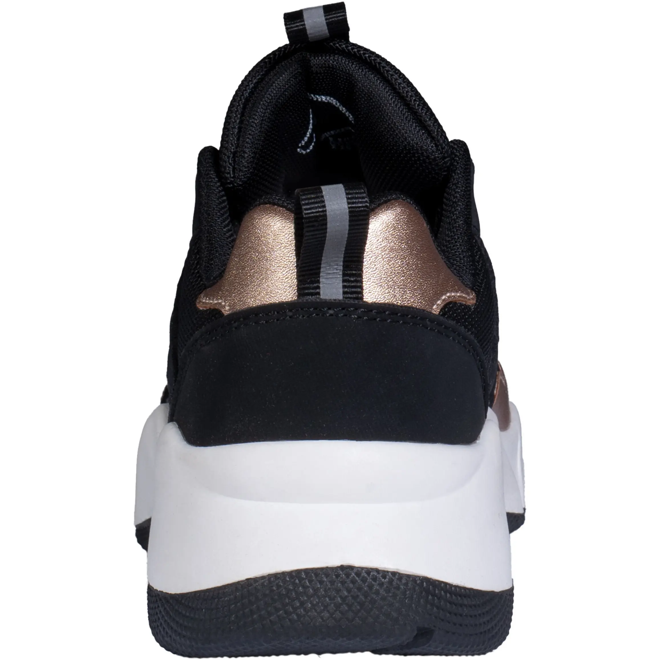 Damen Sneaker ROSEGOLD GLAMOUR STYLE schwarz
