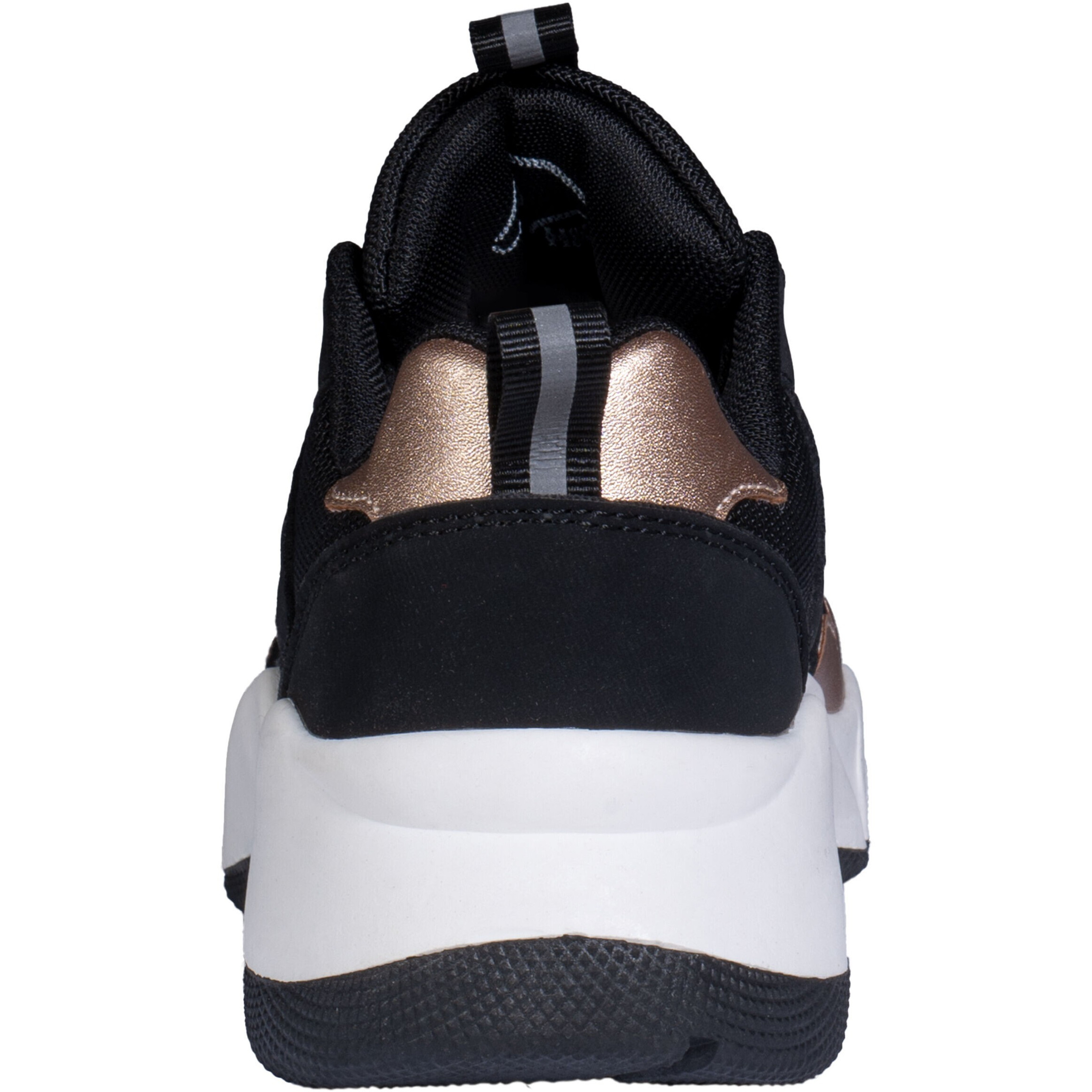Damen Sneaker ROSEGOLD GLAMOUR STYLE schwarz