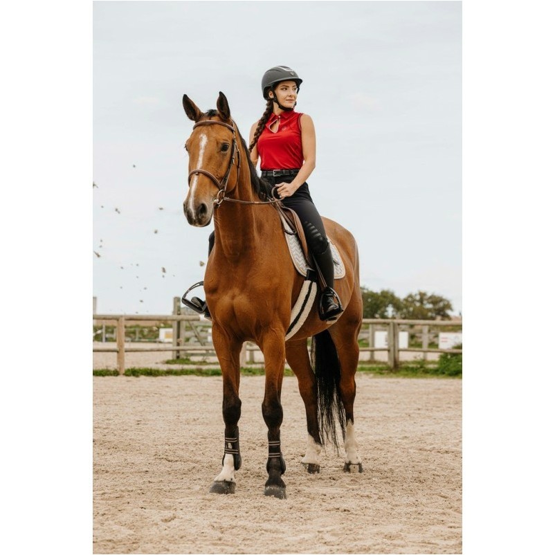 Damen Poloshirt SARAH kirschrot